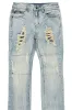 Boys Fateh Light Blue Stacked Flare Jean sold by Rockstar Original