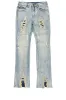 Boys Fateh Light Blue Stacked Flare Jean sold by Rockstar Original