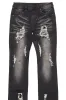 Boys Fateh Dark Grey Stacked Flare Jean sold by Rockstar Original