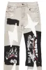 Boys Vadim Grey Patchwork Stacked Flare Jean sold by Rockstar Original