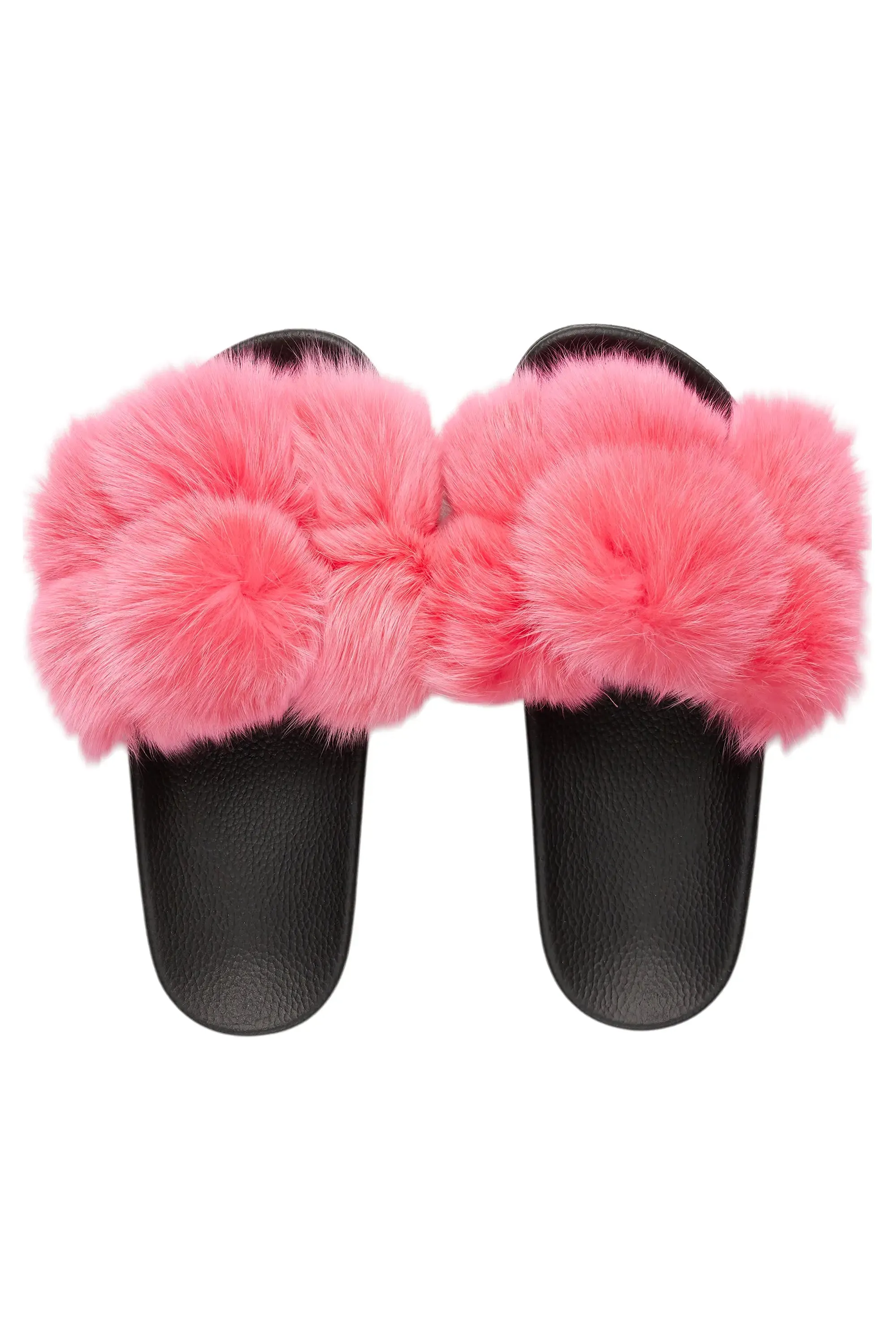 Avisa Pink Fur Slides sold by Rockstar Original