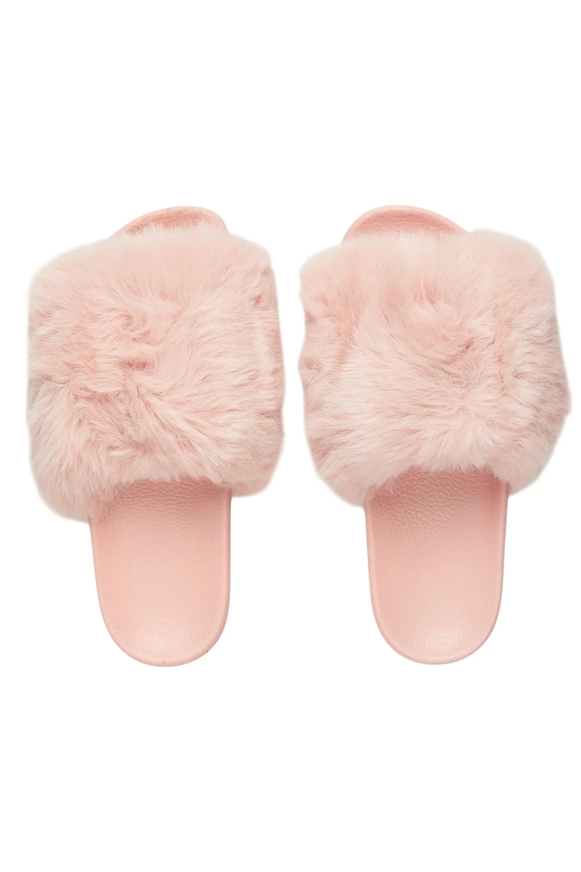 Tatyana Pink Fur Slides sold by Rockstar Original