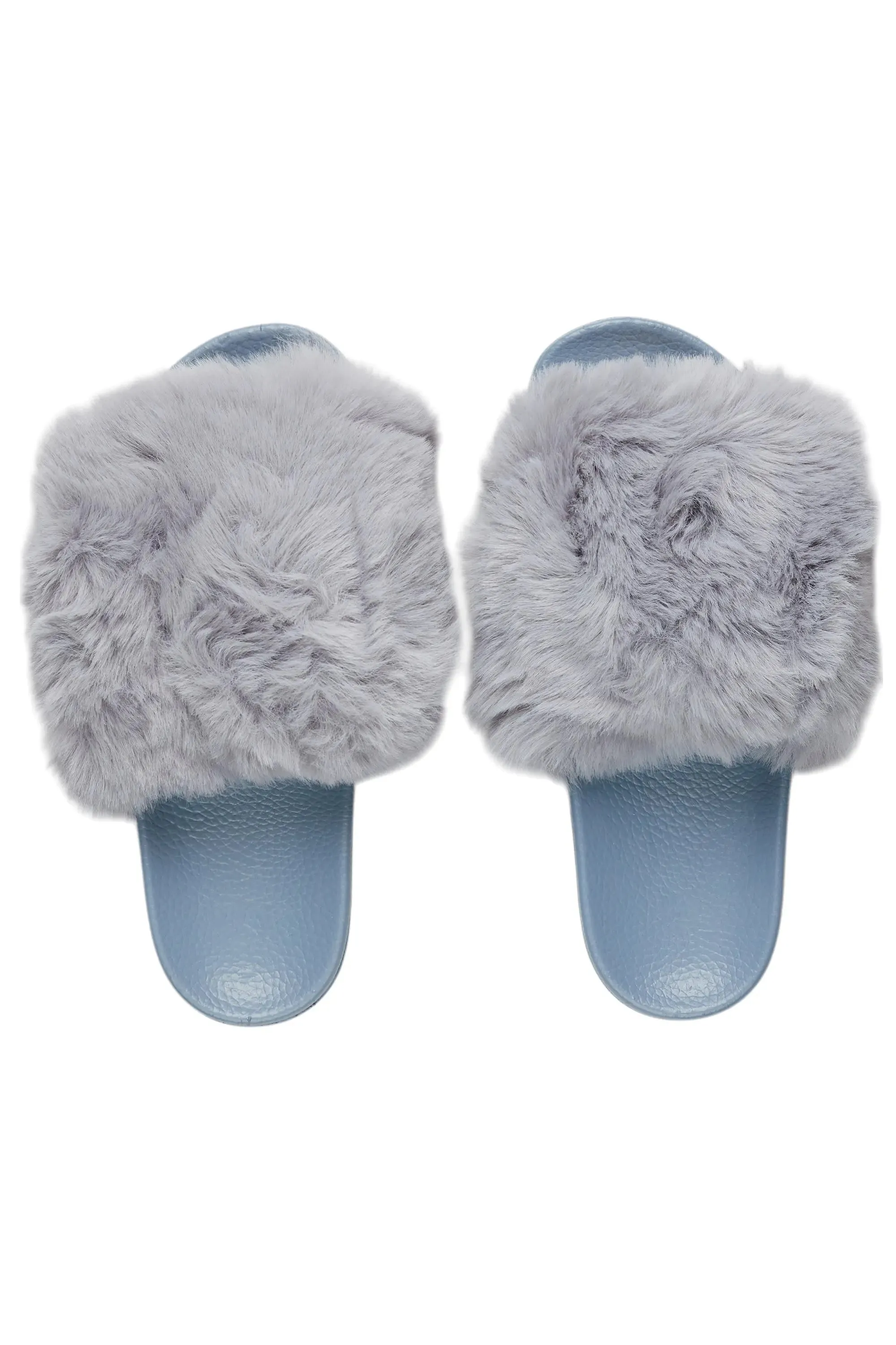 Tatyana Grey Fur Slides sold by Rockstar Original