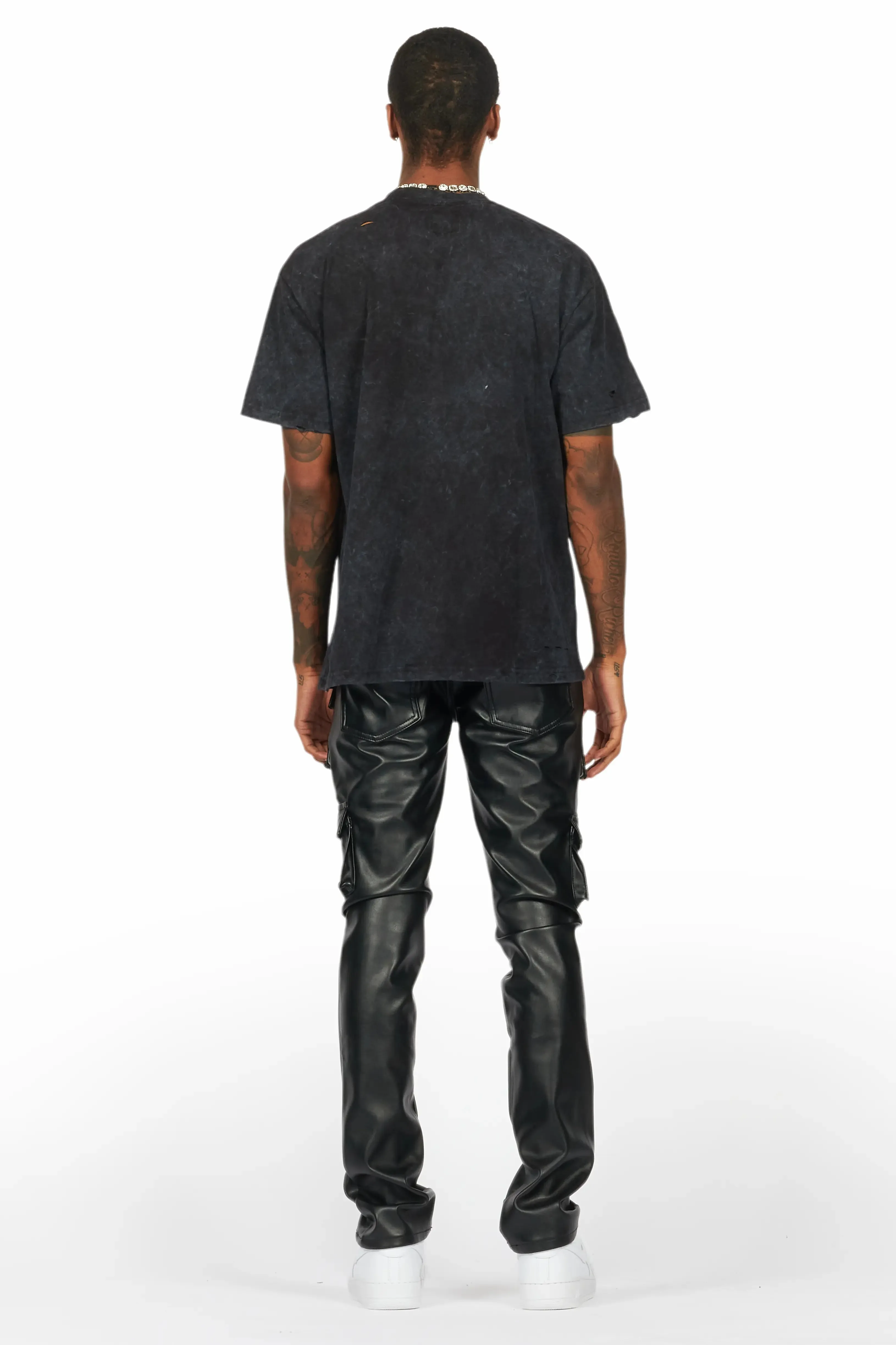 Kalvin Vintage Black Oversized Graphic T-Shirt sold by Rockstar Original product image thumbnail 4