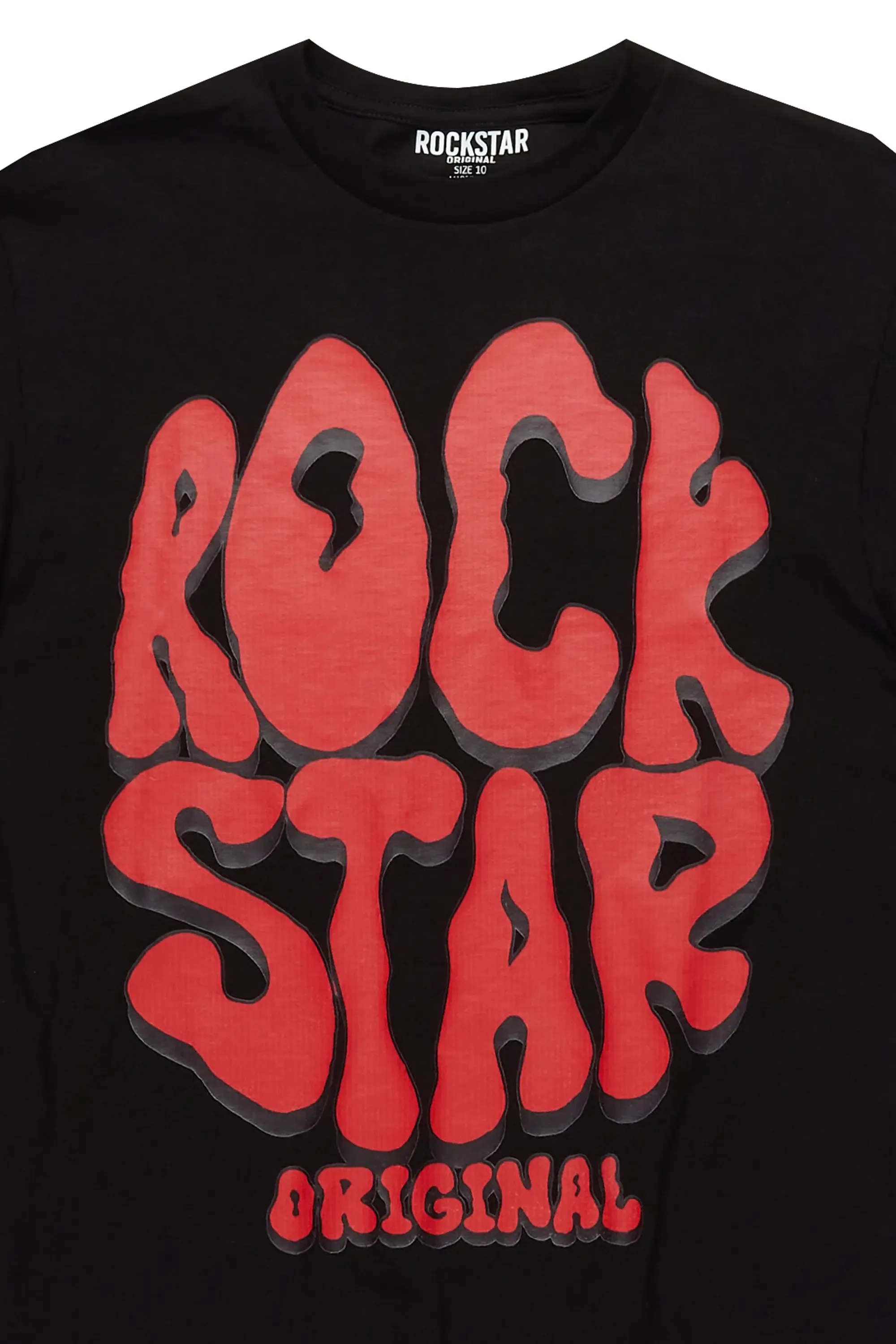 Boys Cass Black/Red Graphic T-Shirt sold by Rockstar Original product image thumbnail 2