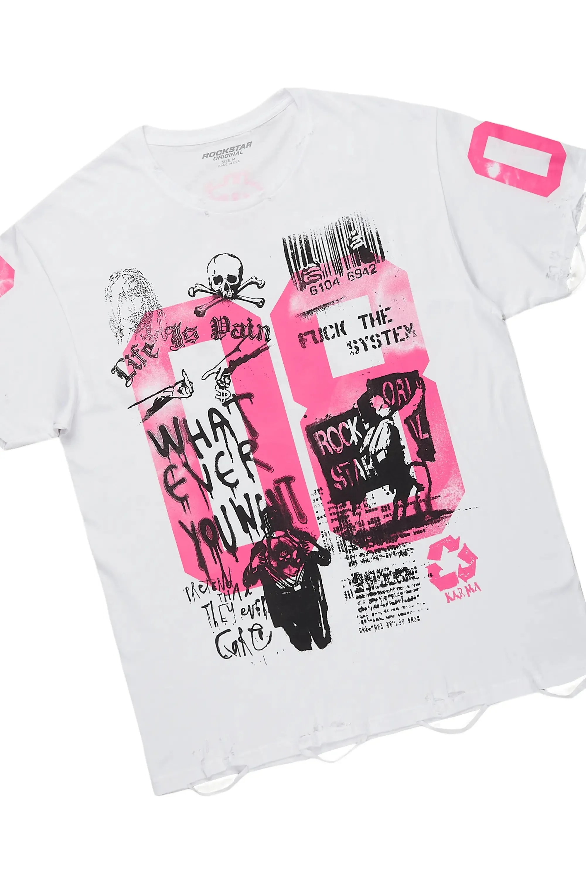 Kadija White/Multi T-Shirt & Jean Set sold by Rockstar Original product image thumbnail 2