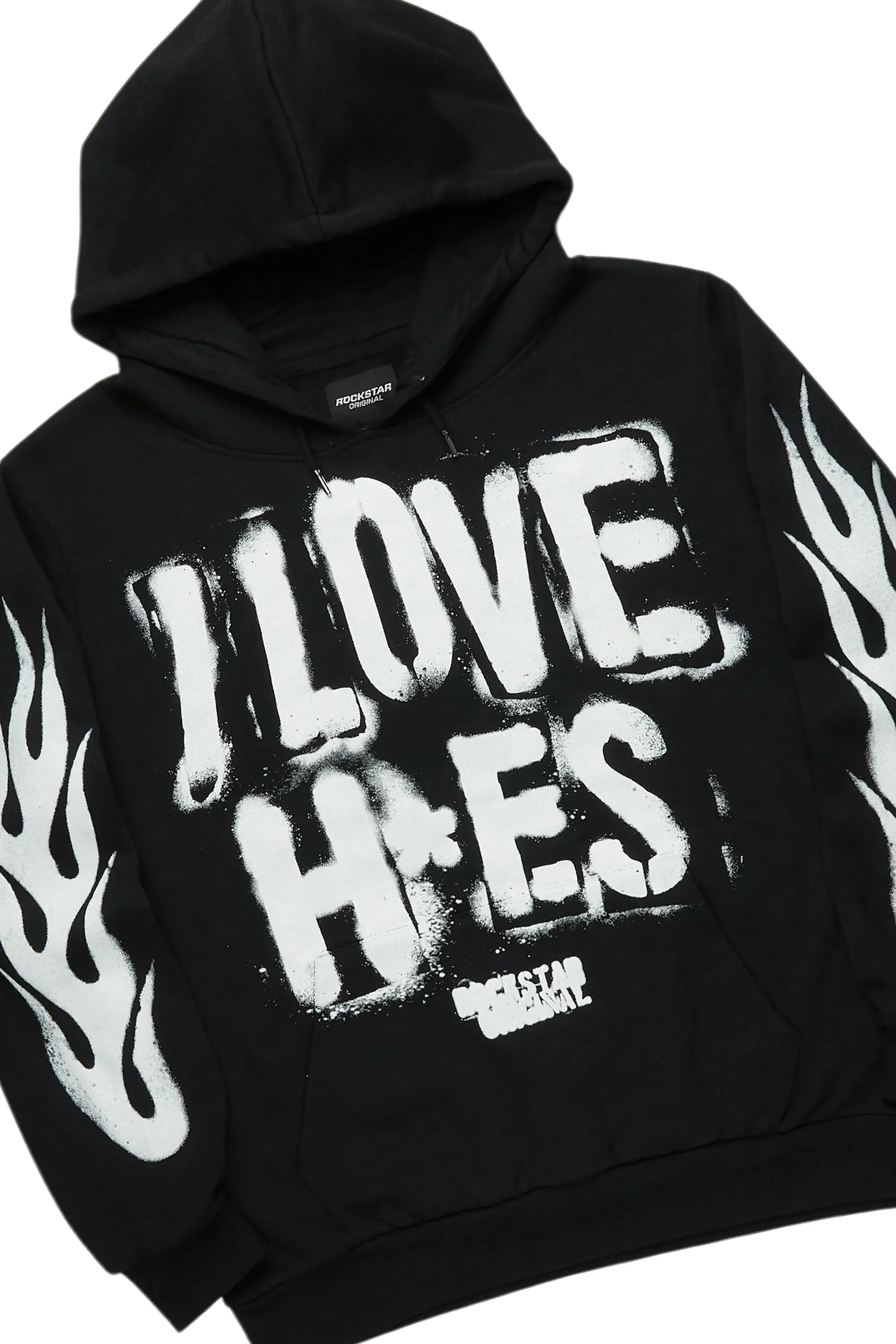 Banyan Black/White Hoodie/Baggy Fit Pant Set sold by Rockstar Original product image thumbnail 2