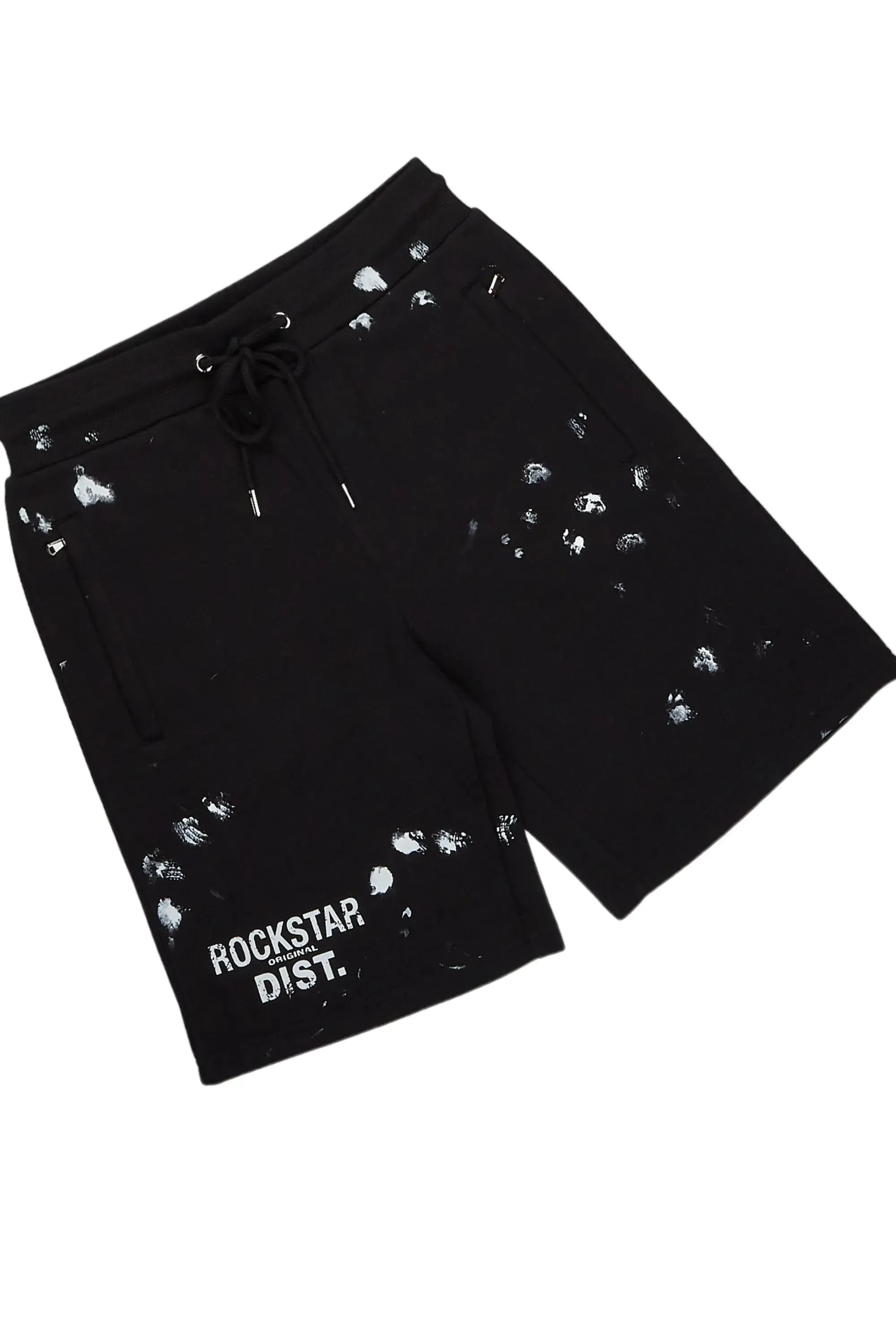 Lezaria Black T-Shirt Short Set sold by Rockstar Original product image thumbnail 3