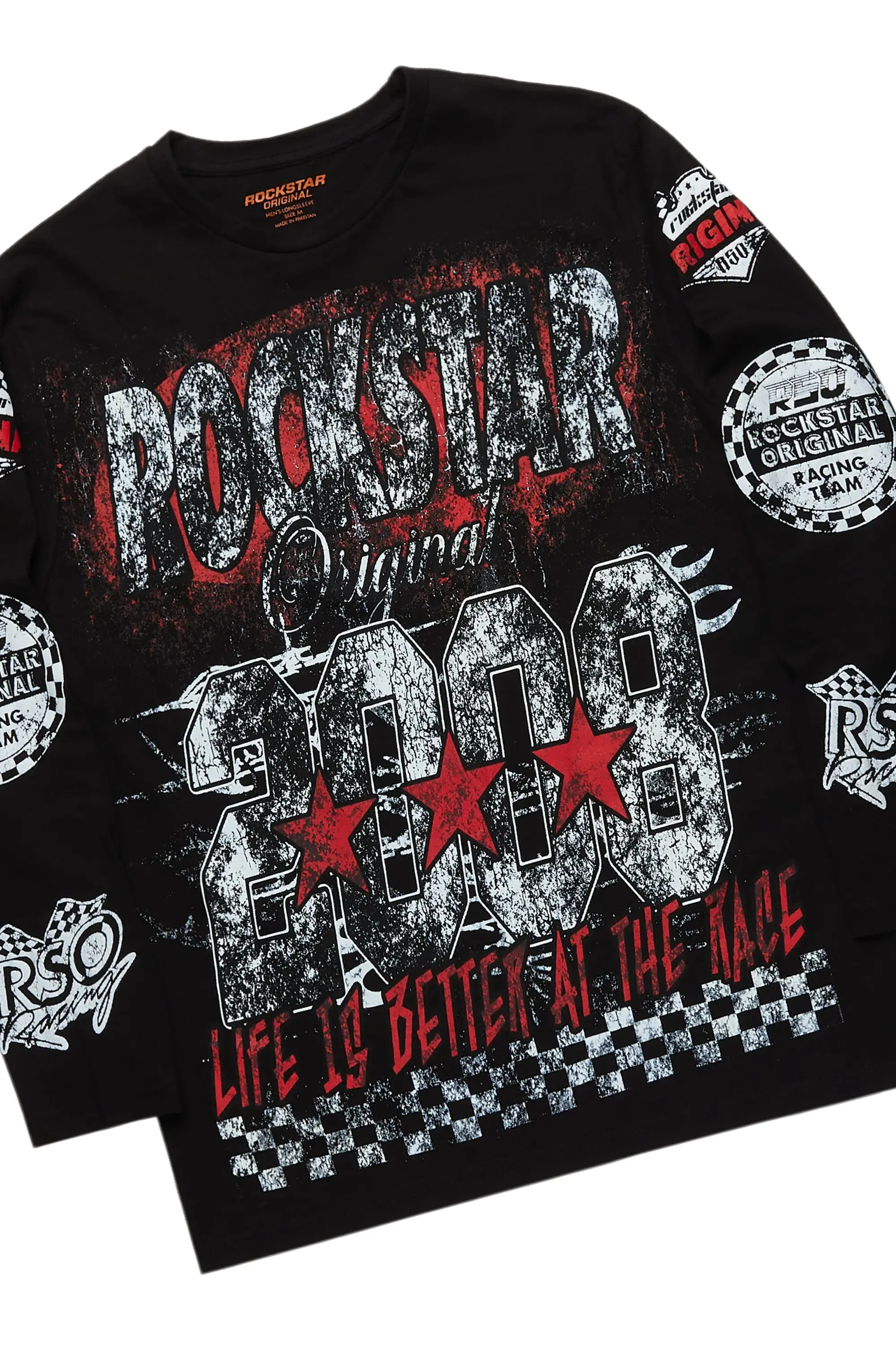 Racing Grung Black Long Sleeve T-Shirt/Baggy Pant Set sold by Rockstar Original product image thumbnail 2