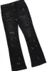 Boys Beno Black Hoodie/Stacked Flare Jean Set sold by Rockstar Original