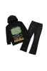 Boys Beno Black Hoodie/Stacked Flare Jean Set sold by Rockstar Original