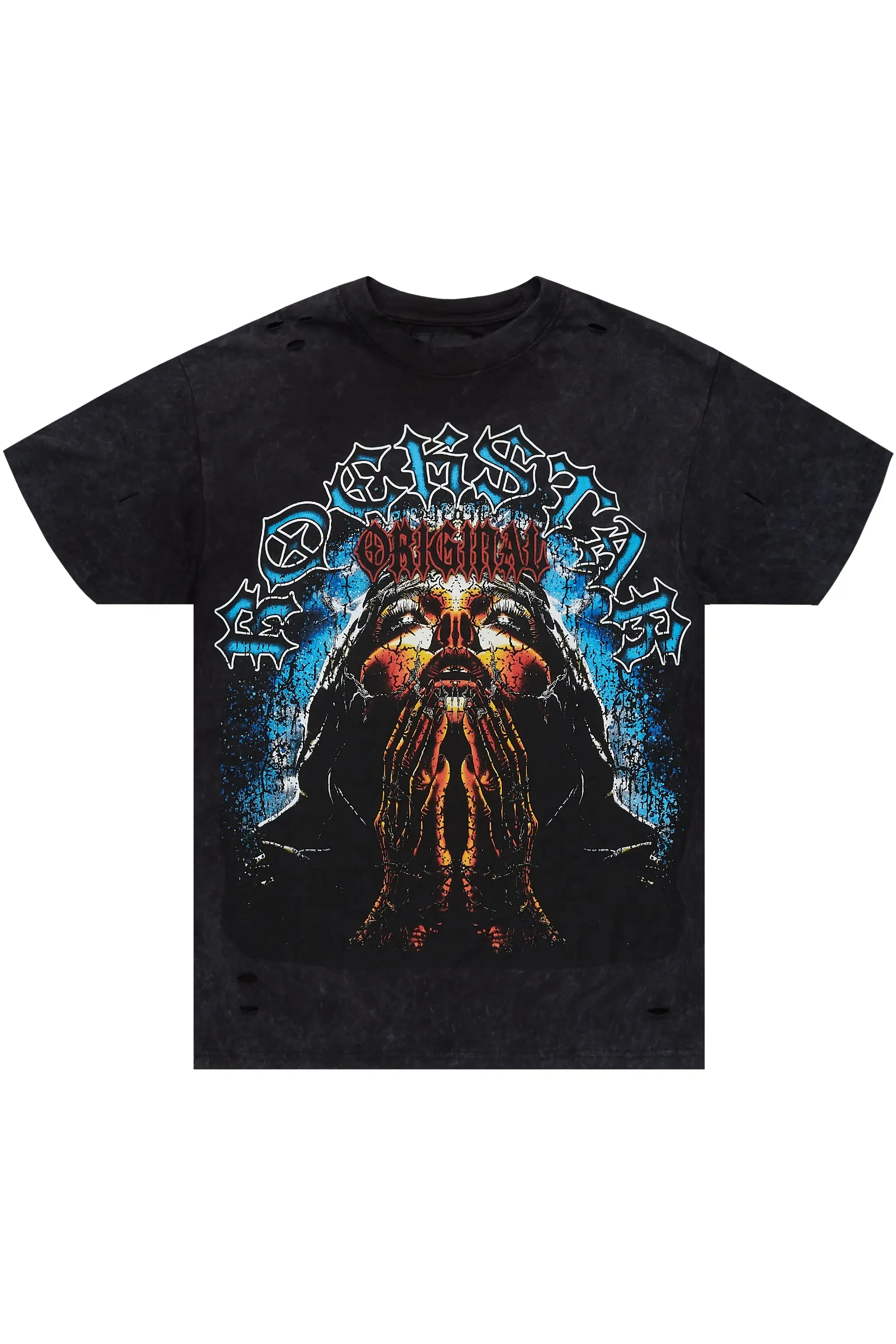 Rianne Vintage Black Oversized T-Shirt sold by Rockstar Original