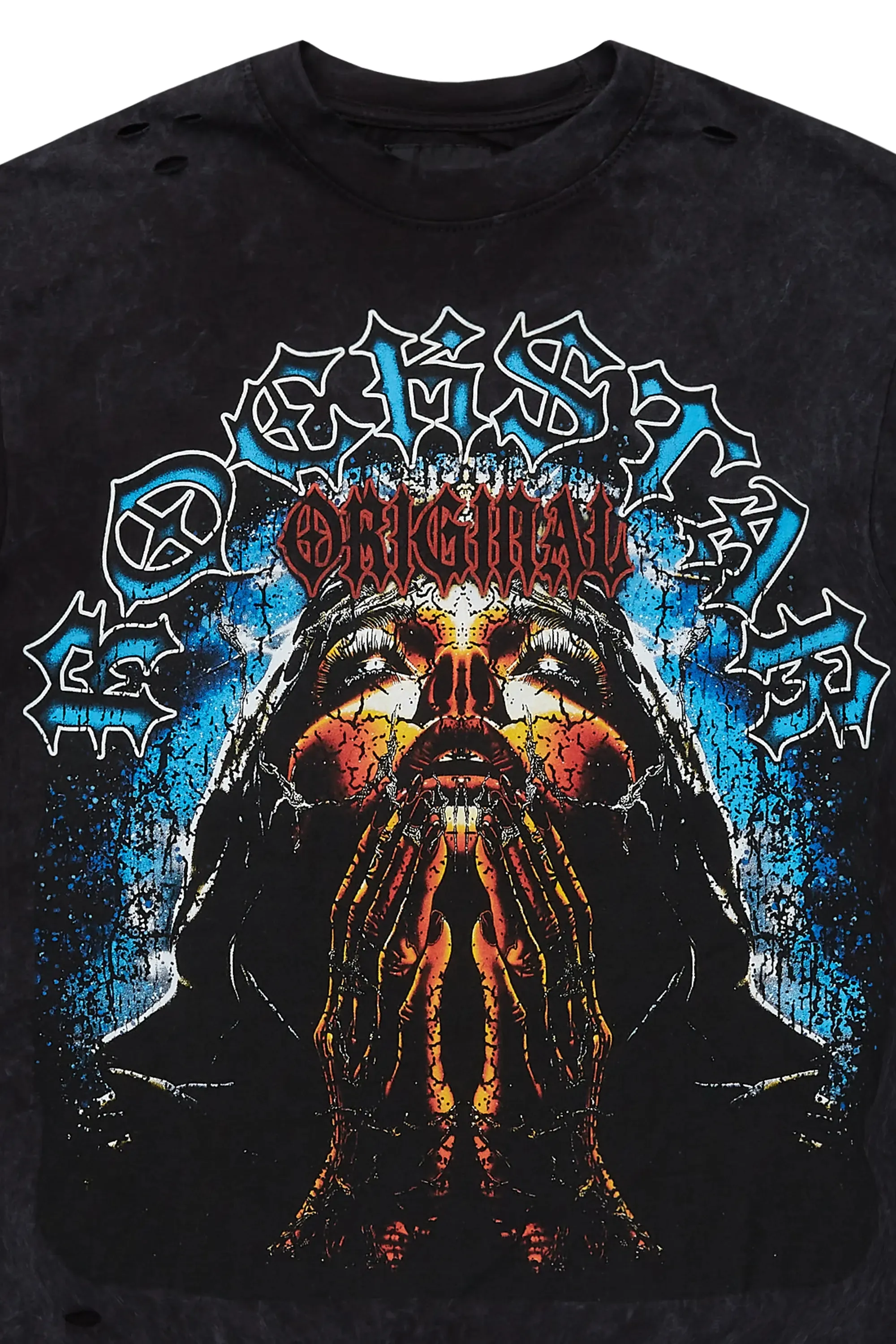 Rianne Vintage Black Oversized T-Shirt sold by Rockstar Original product image thumbnail 2