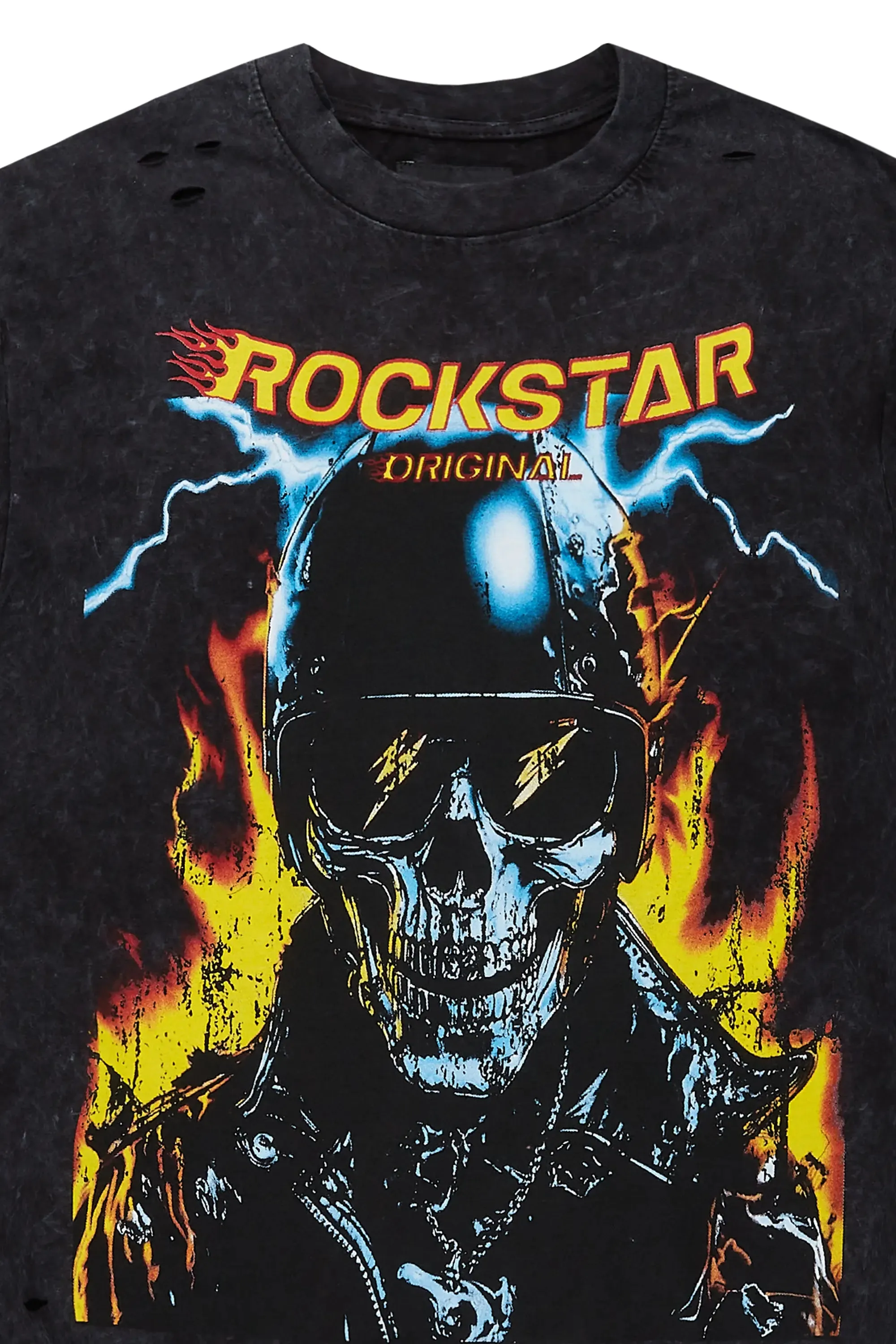 Jazzmyne Vintage Black Oversized T-Shirt sold by Rockstar Original product image thumbnail 2