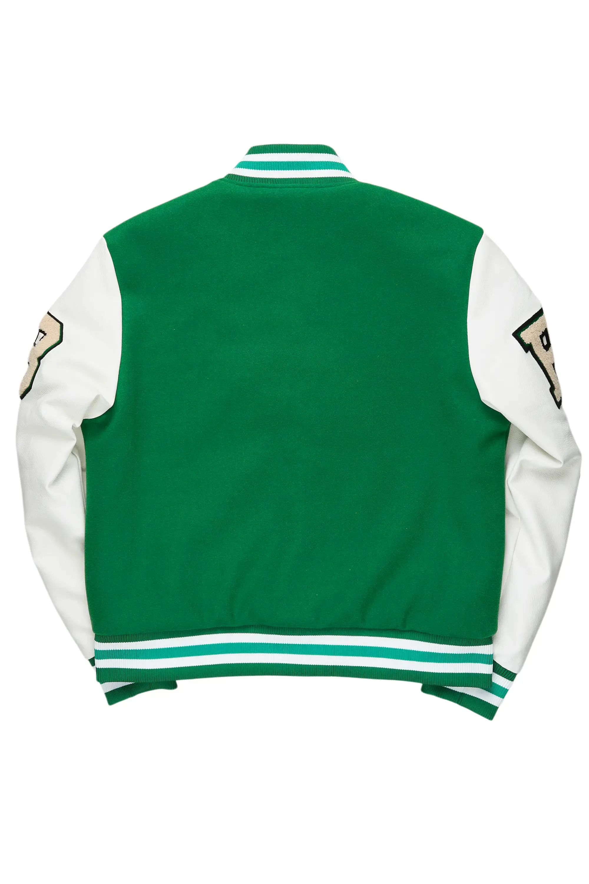 Adrienne Green Oversized Varsity Jacket sold by Rockstar Original product image thumbnail 4