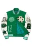Adrienne Green Oversized Varsity Jacket sold by Rockstar Original