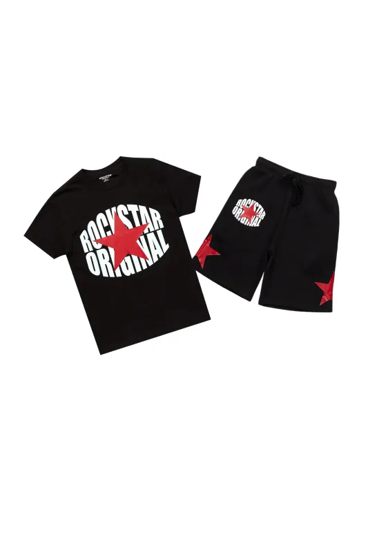 Boys State Black T-Shirt/Short Set sold by Rockstar Original