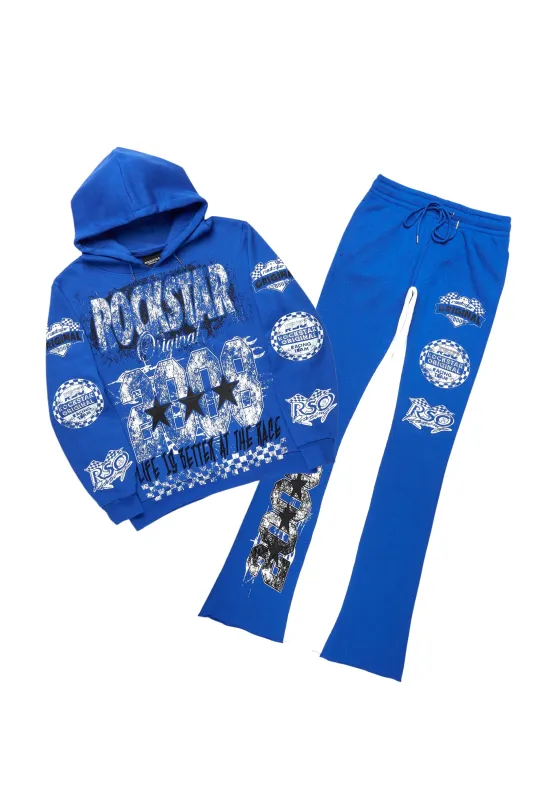 Racing Grung Royal Blue Hoodie/Baggy Track Pant Set sold by Rockstar Original