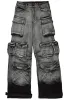 Mahesh Dark Grey Baggy Cargo Jean sold by Rockstar Original