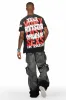 Mahesh Dark Grey Baggy Cargo Jean sold by Rockstar Original