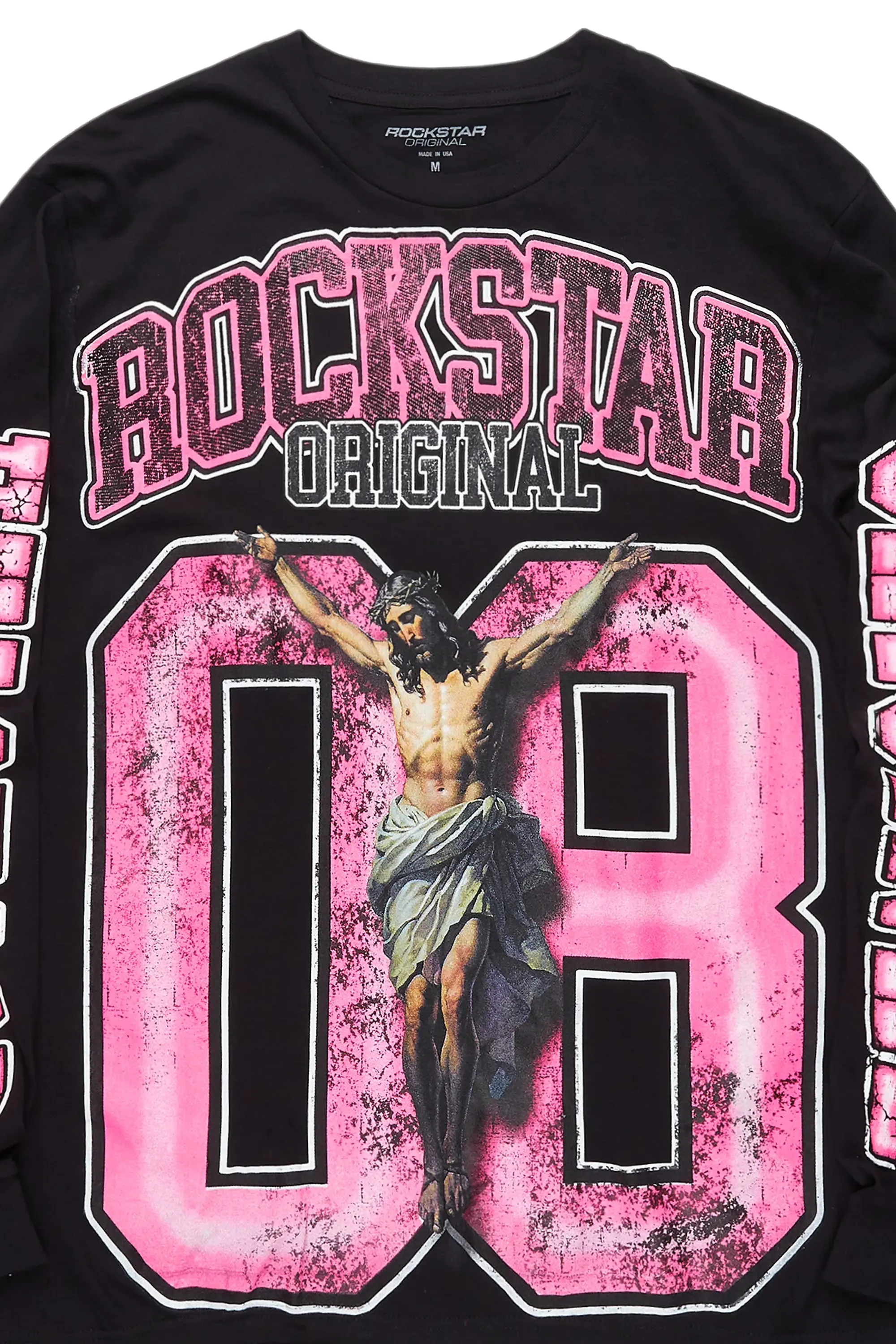 Tariqa Black Long Sleeve T-Shirt sold by Rockstar Original product image thumbnail 2