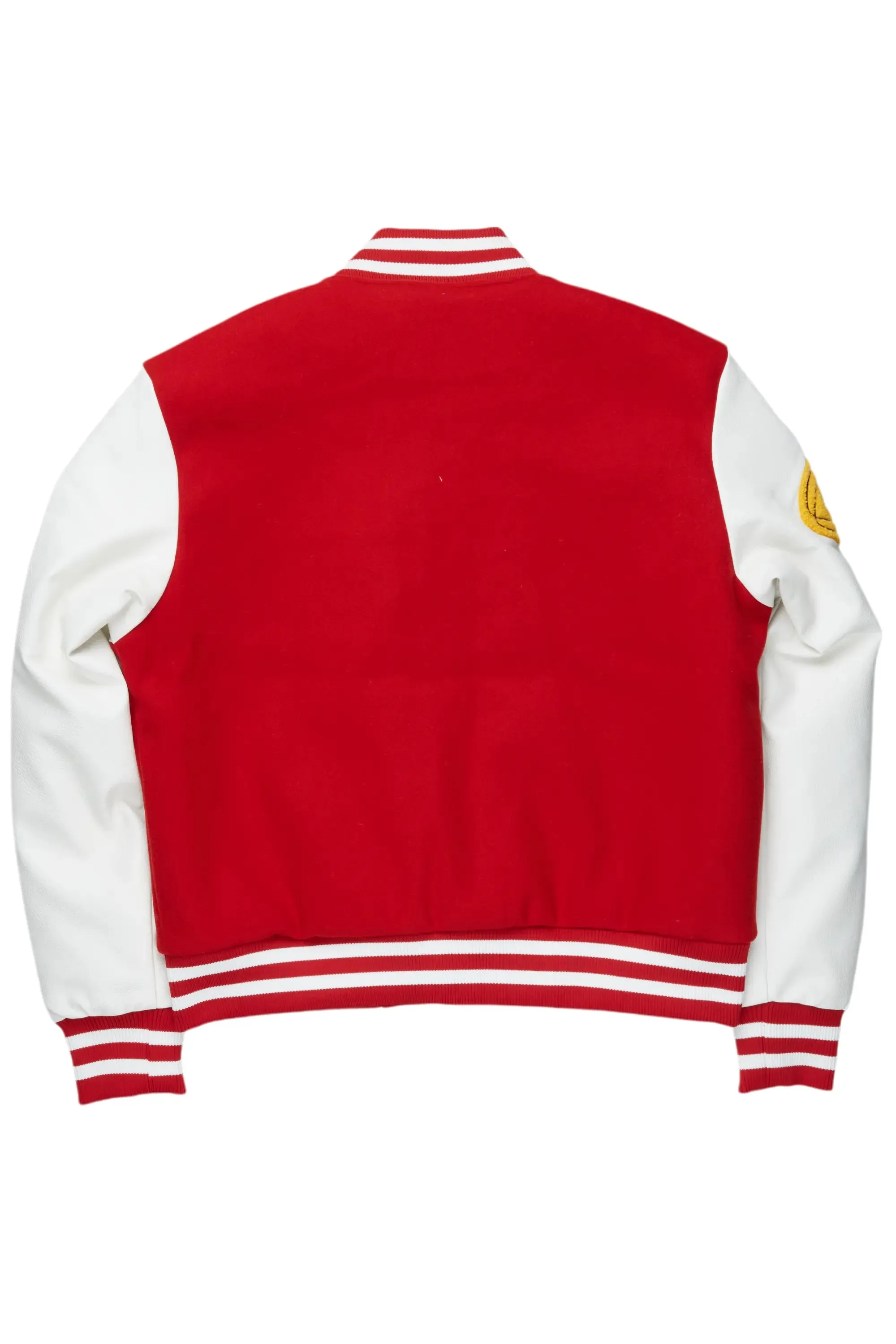 Ahjalee Red Oversized Varsity Jacket sold by Rockstar Original product image thumbnail 4