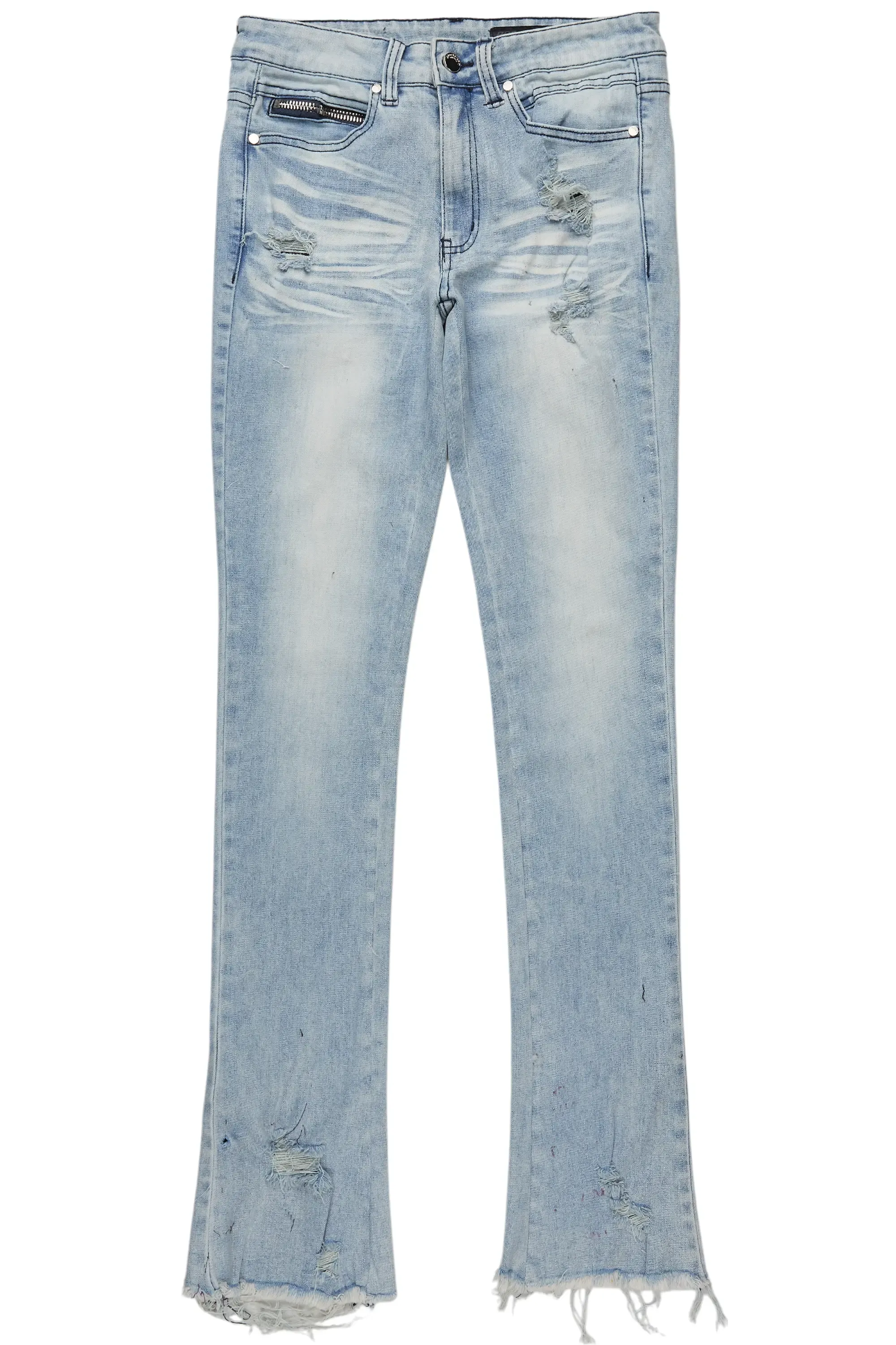 Savag Blue Stacked Flare Jean sold by Rockstar Original product image thumbnail 2