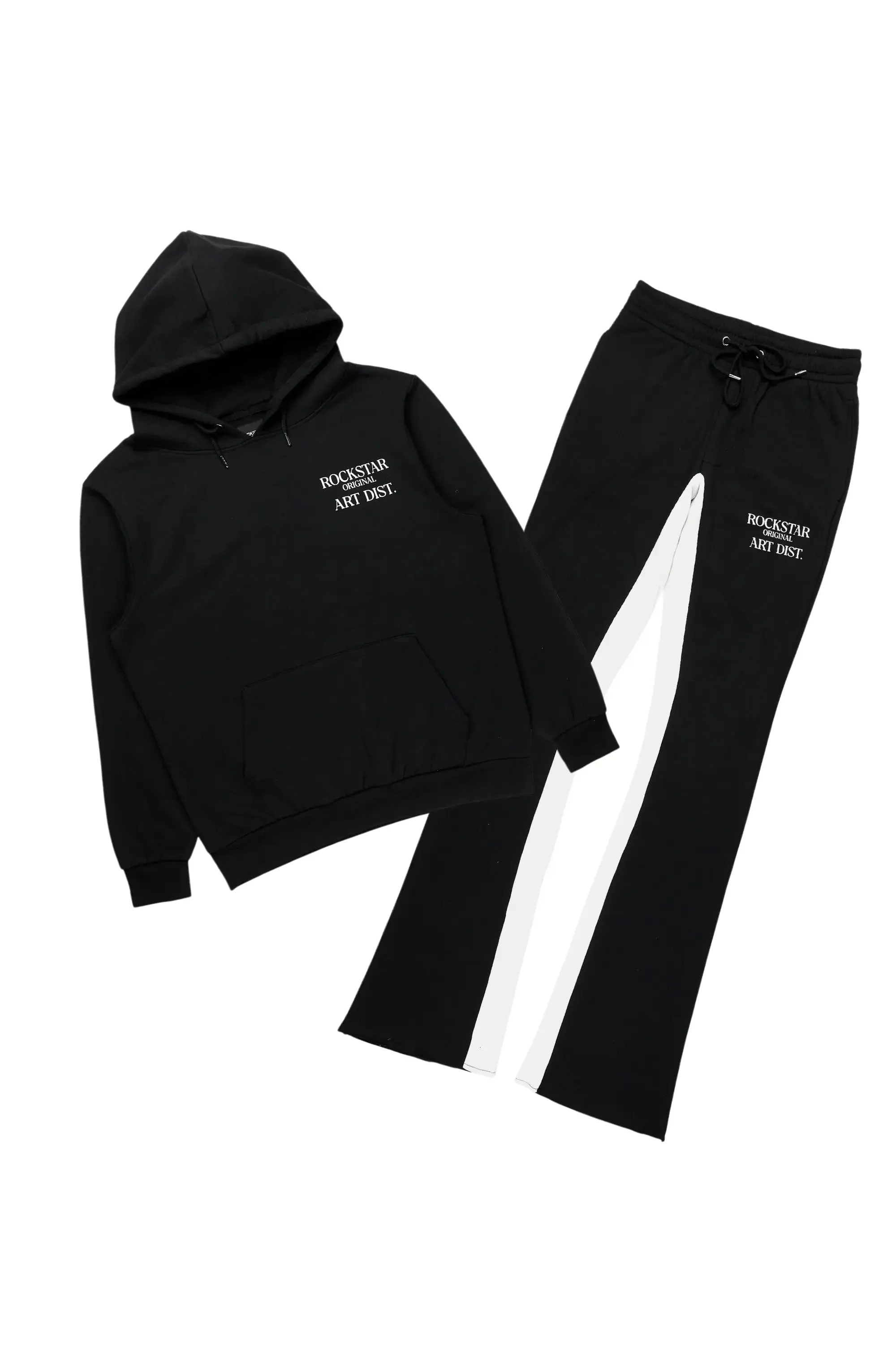 Briggs Black Hoodie/Baggy Fit Pant Set sold by Rockstar Original