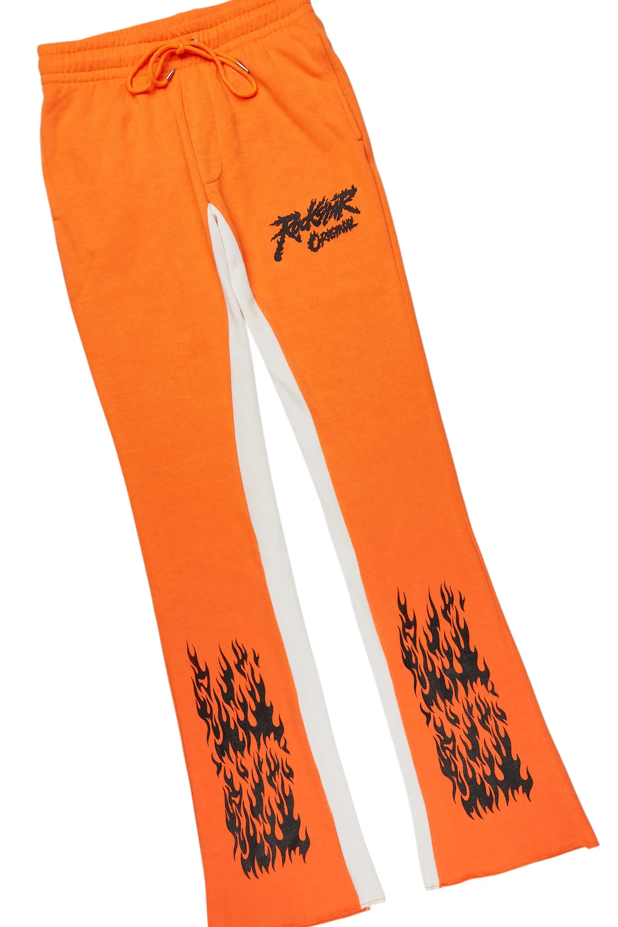 Bubble Orange/Black Hoodie/Baggy Fit Pant Set sold by Rockstar Original product image thumbnail 3