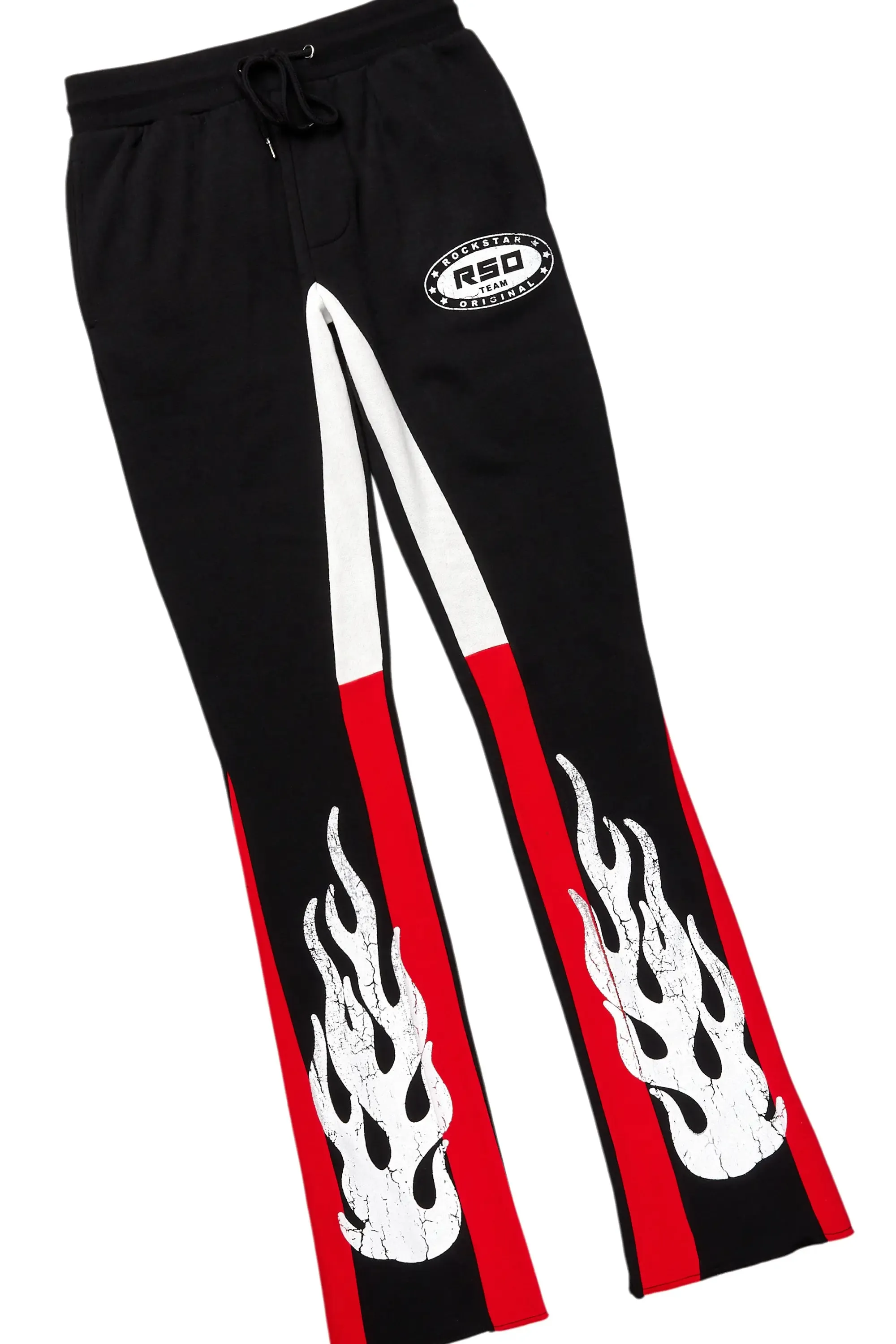 Amos Black/Red Hoodie/Stacked Flare Pant Set sold by Rockstar Original product image thumbnail 3