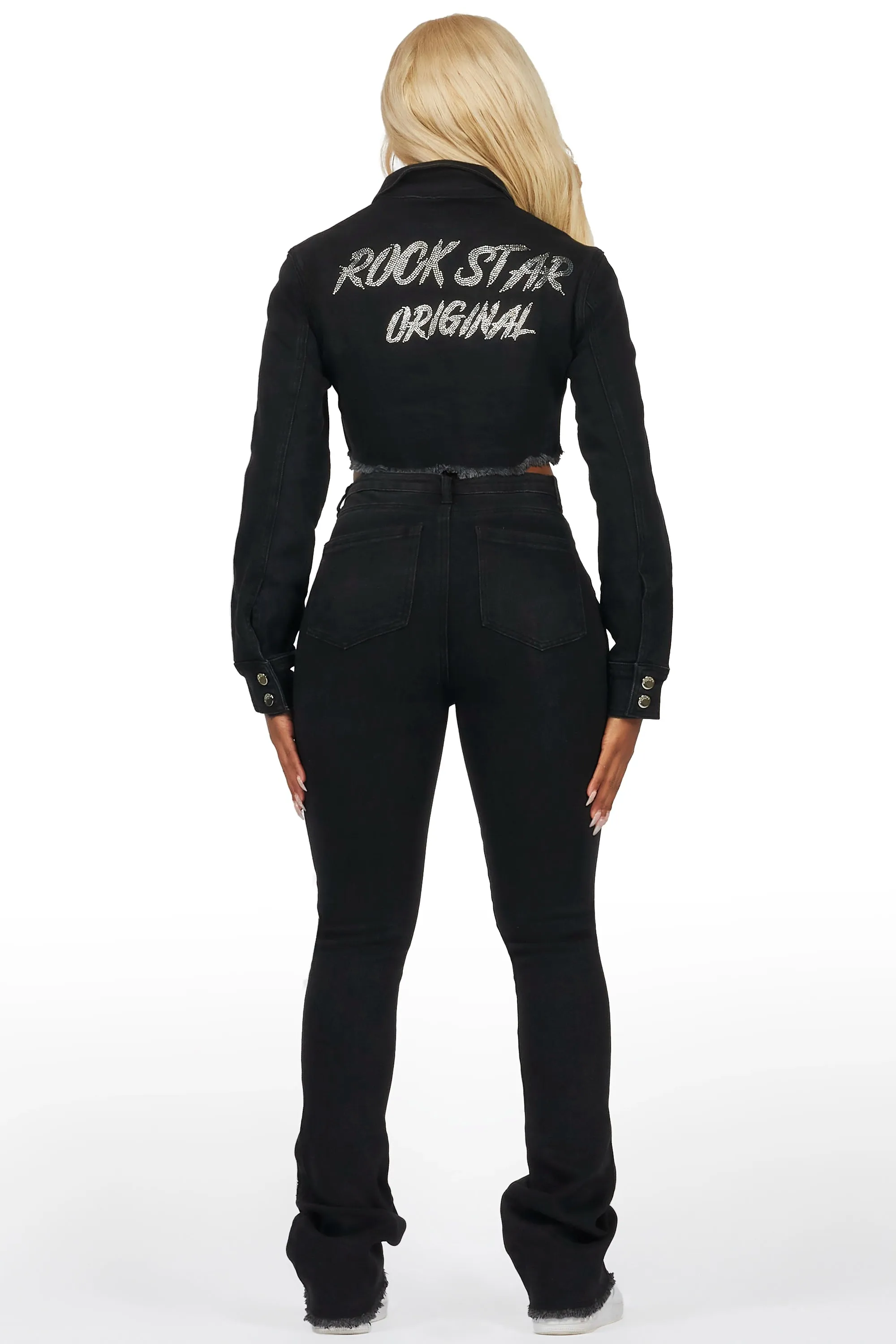 Chrystina Black Denim Set sold by Rockstar Original product image thumbnail 5