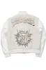 lonnesha Beige Oversized Varsity Jacket sold by Rockstar Original