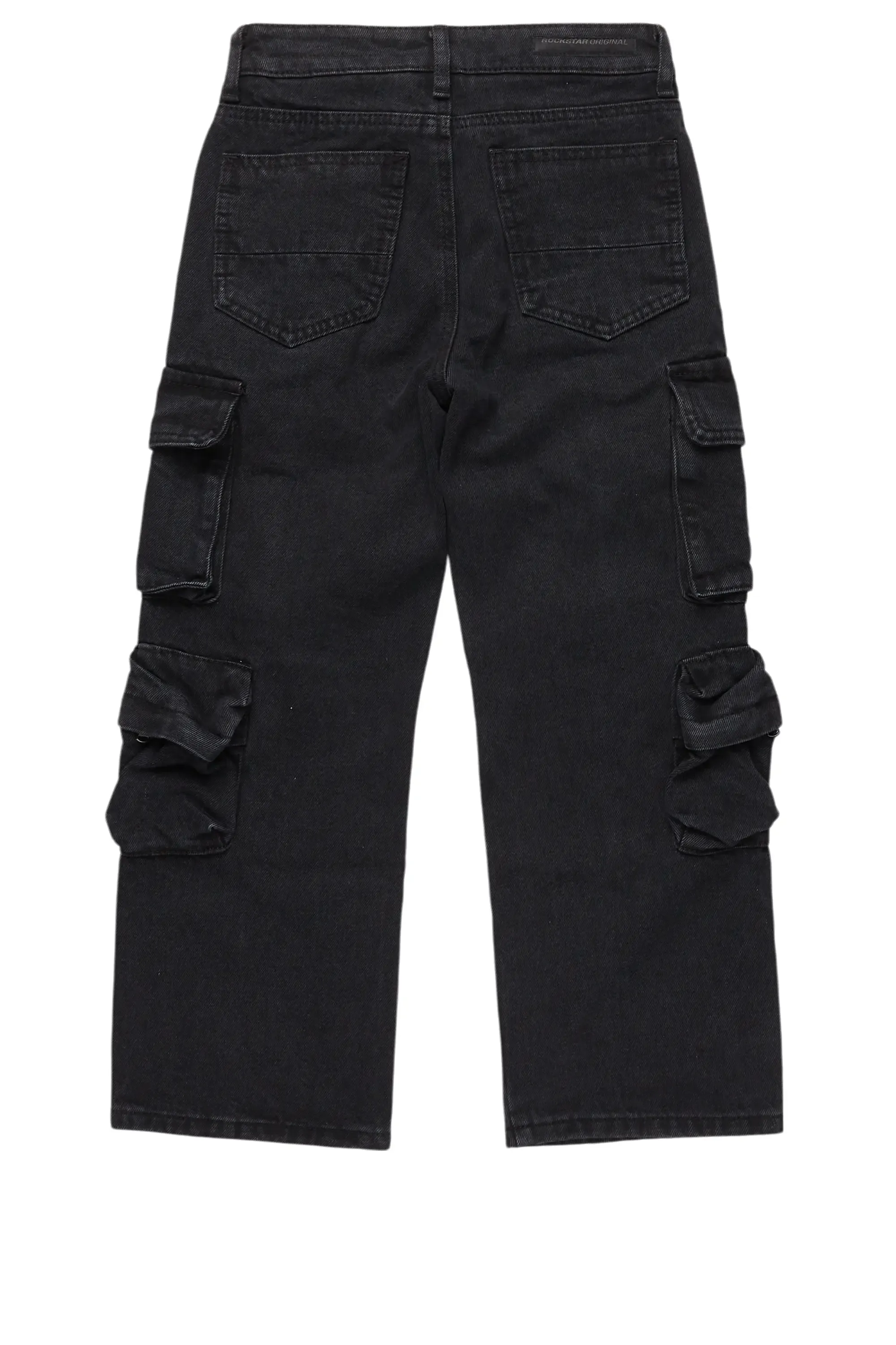 Boys Cortie Jet Black Baggy Fit Jean sold by Rockstar Original product image thumbnail 3
