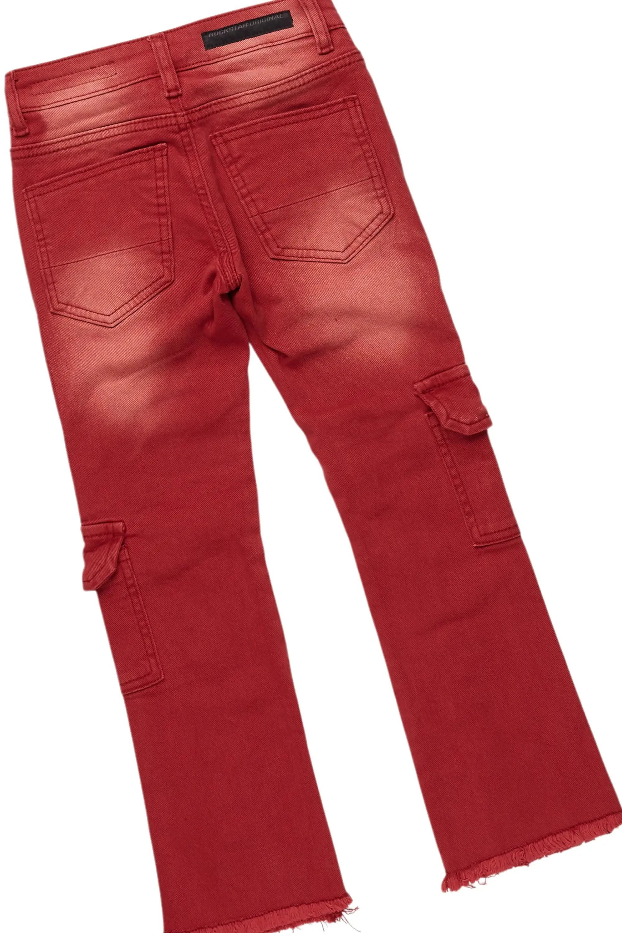 Boys Omer Heather Grey T-Shirt/Stacked Flare Jean Set sold by Rockstar Original product image thumbnail 4