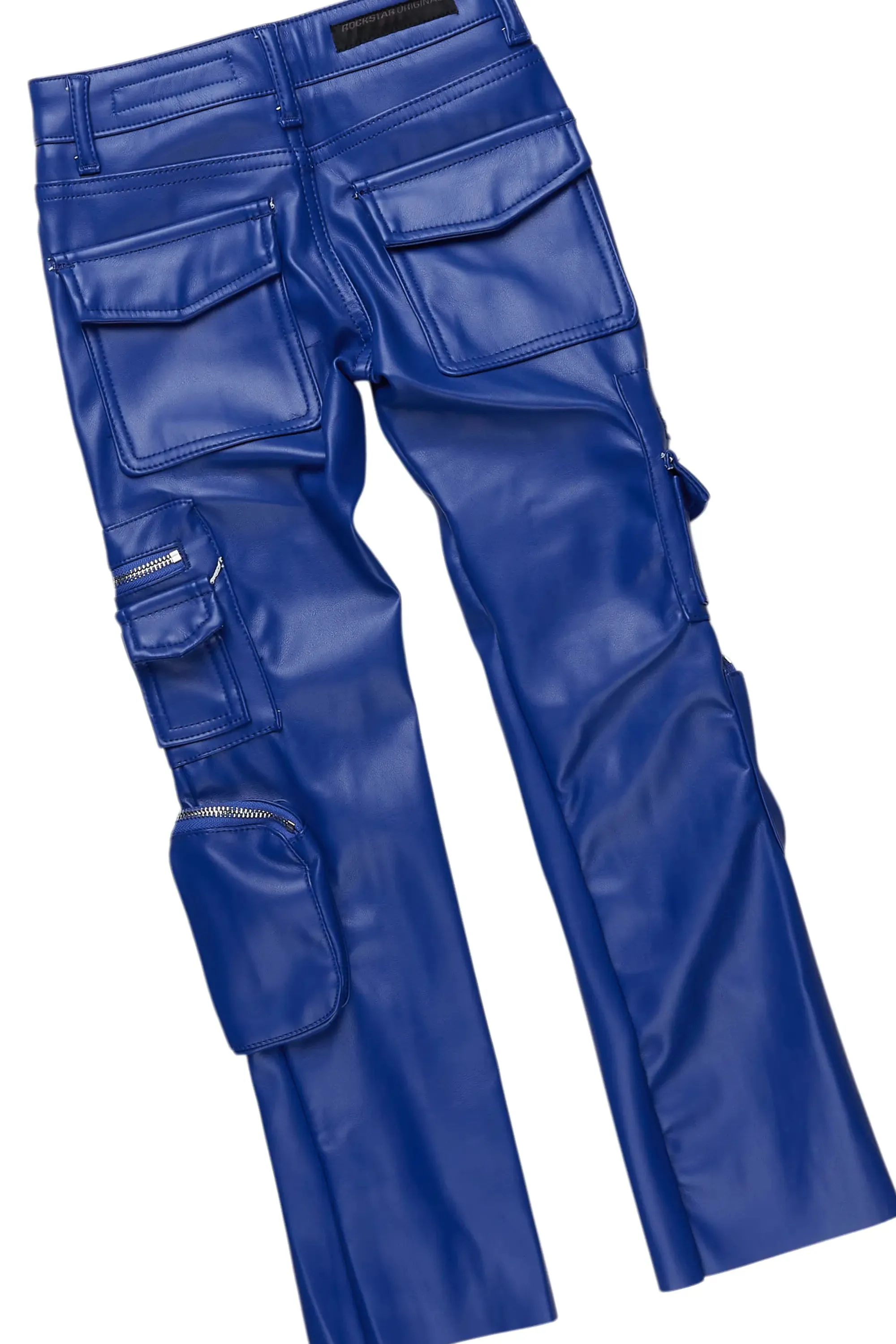 Girls Pello Black T-Shirt/Stacked PU Flare Set sold by Rockstar Original product image thumbnail 4