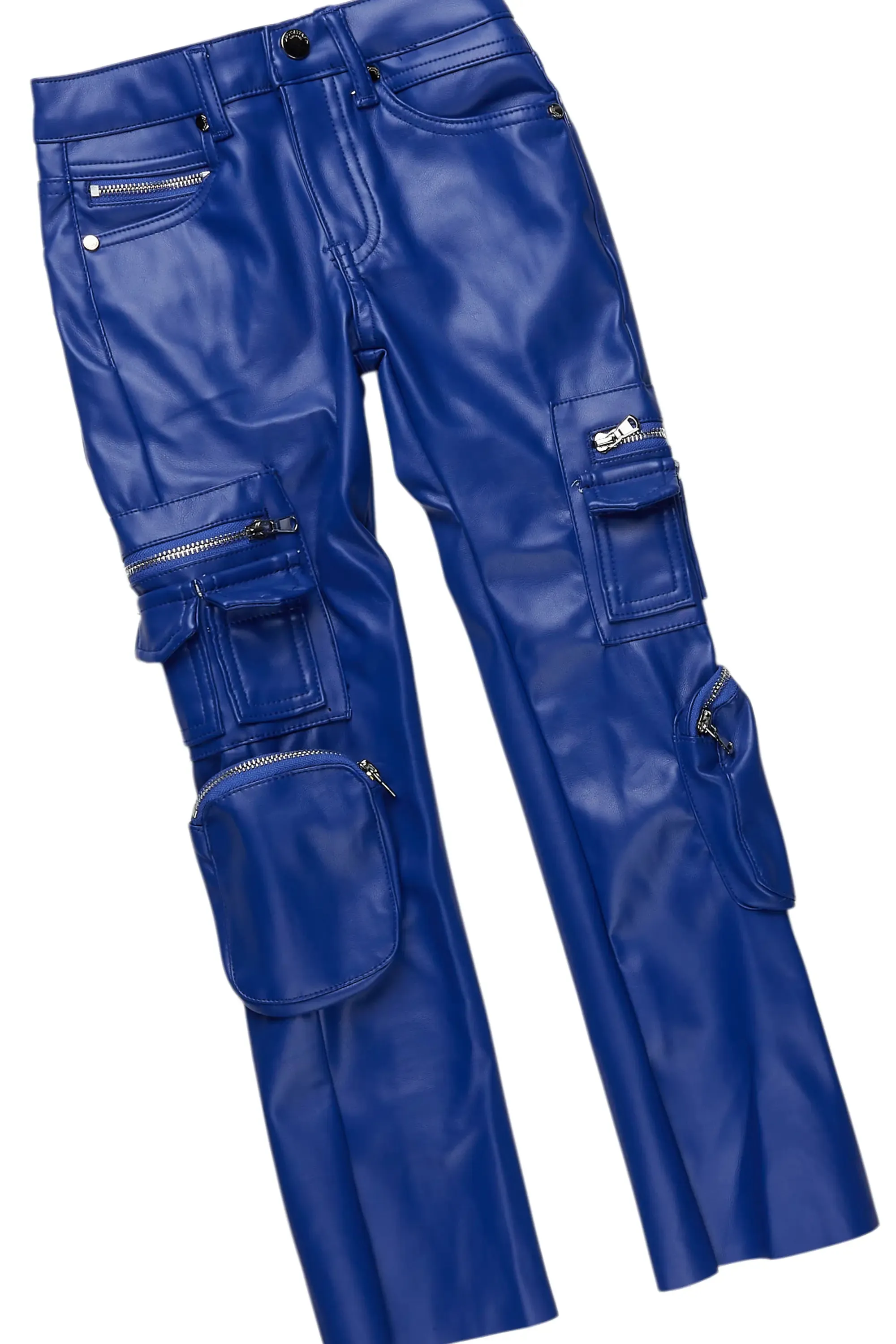 Girls Pello Black T-Shirt/Stacked PU Flare Set sold by Rockstar Original product image thumbnail 3