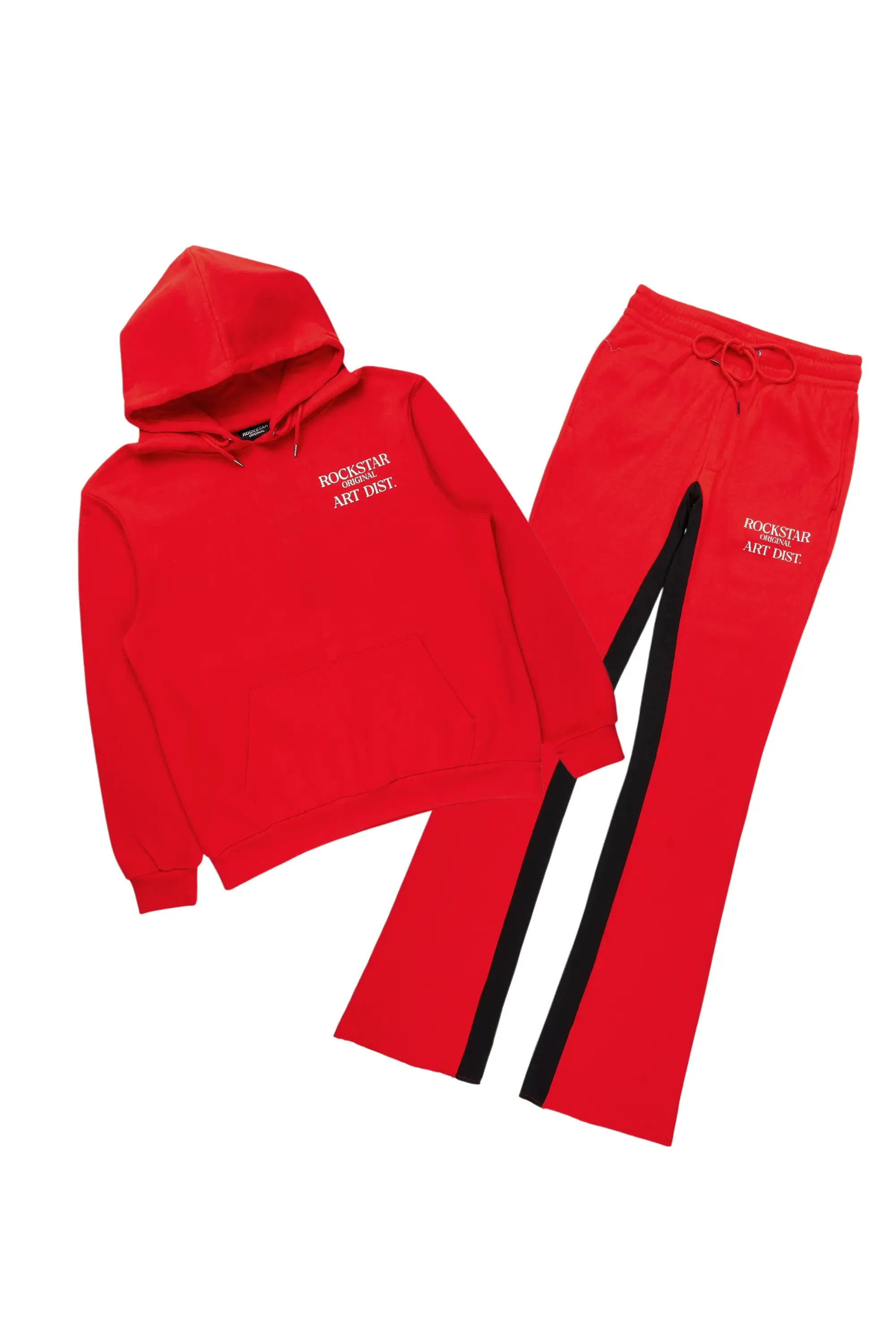 Briggs Red Hoodie/Baggy Fit Pant Set sold by Rockstar Original