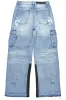 Dru Blue Painter Baggy Cargo Jean sold by Rockstar Original