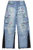 Dru Blue Painter Baggy Cargo Jean sold by Rockstar Original