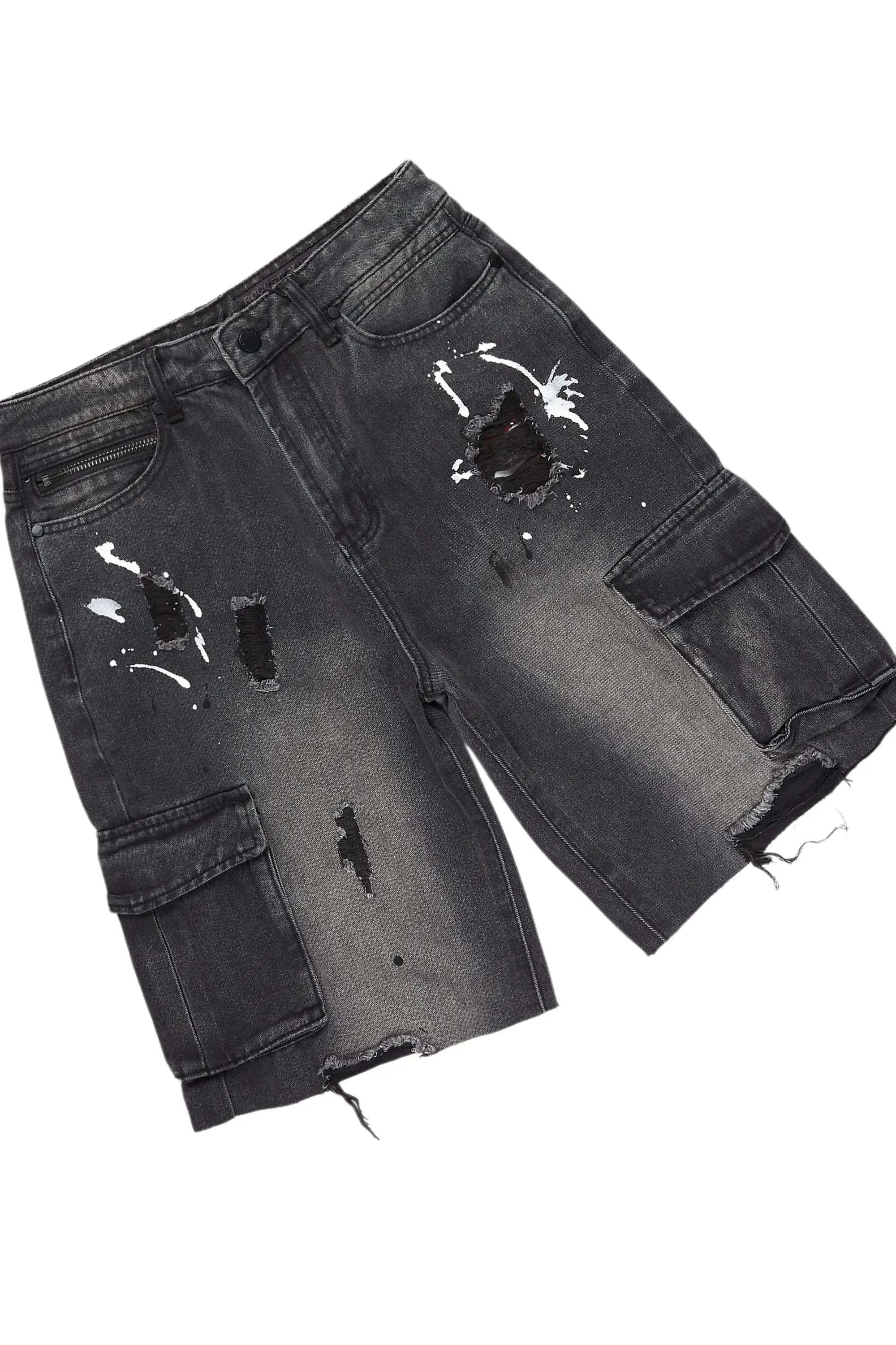 Amina Black T-Shirt/Denim Short Set sold by Rockstar Original product image thumbnail 3