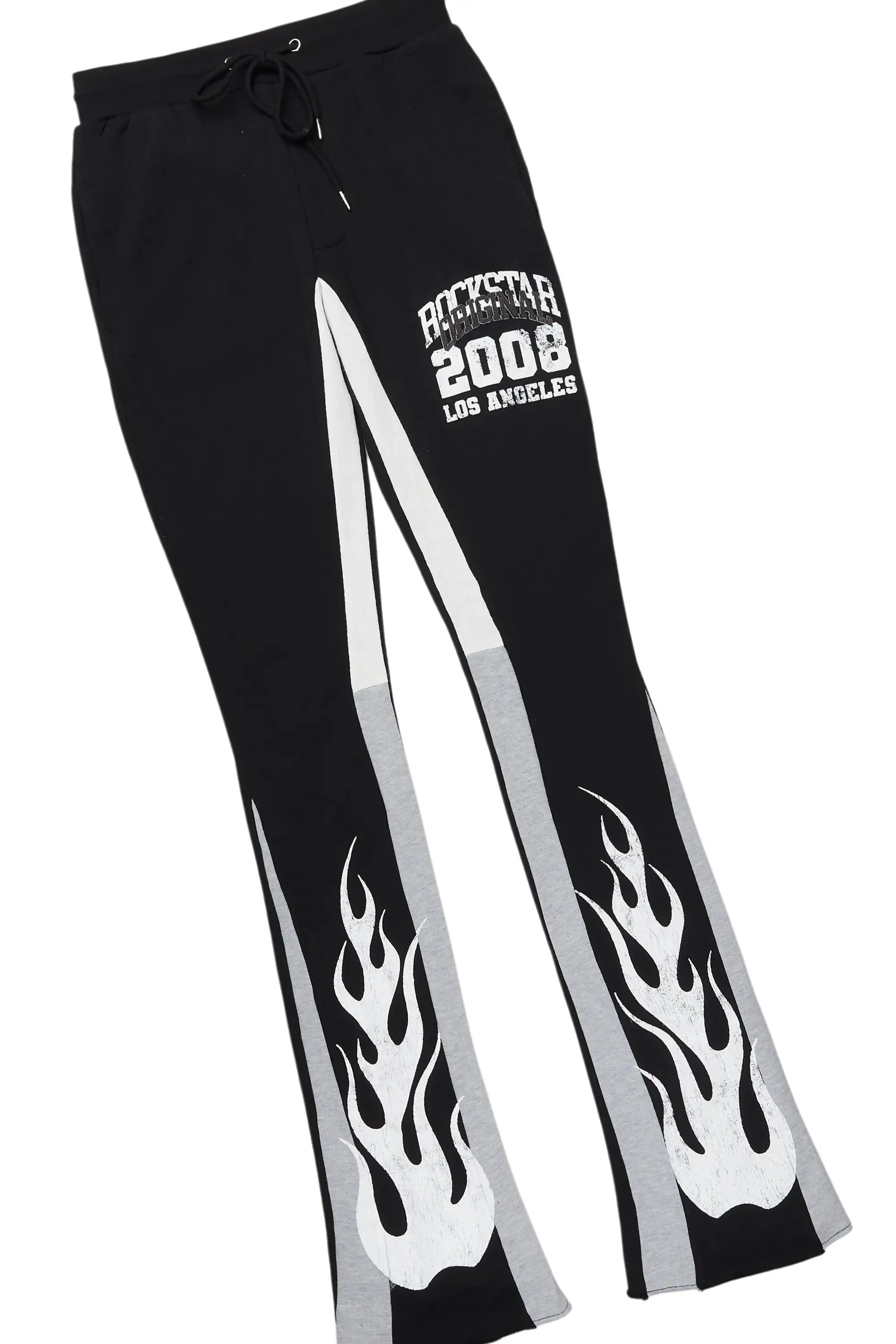 Edel Black/White Hoodie/Stacked Flare Pant Set sold by Rockstar Original product image thumbnail 3