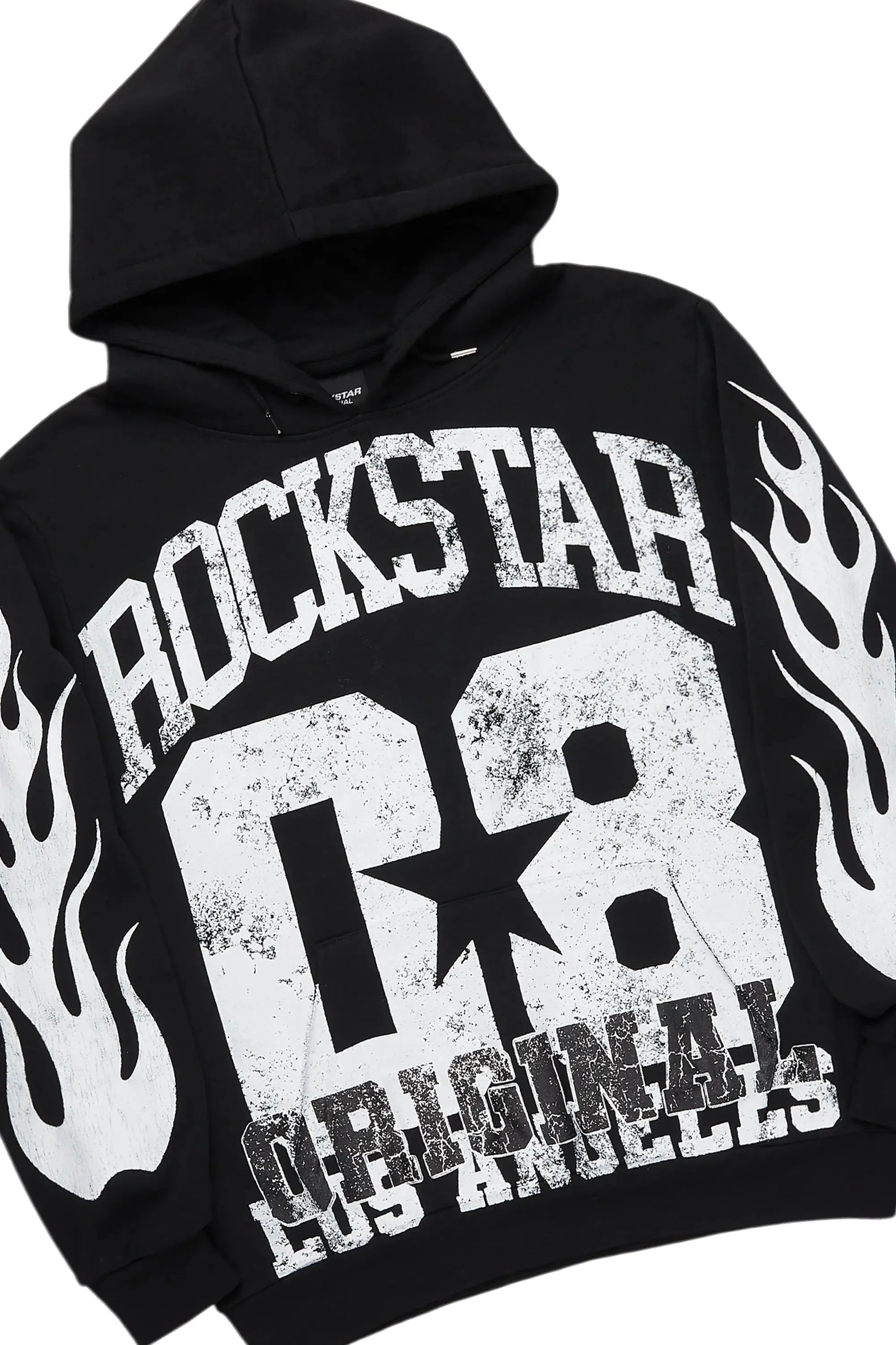 Edel Black/White Hoodie/Stacked Flare Pant Set sold by Rockstar Original product image thumbnail 2