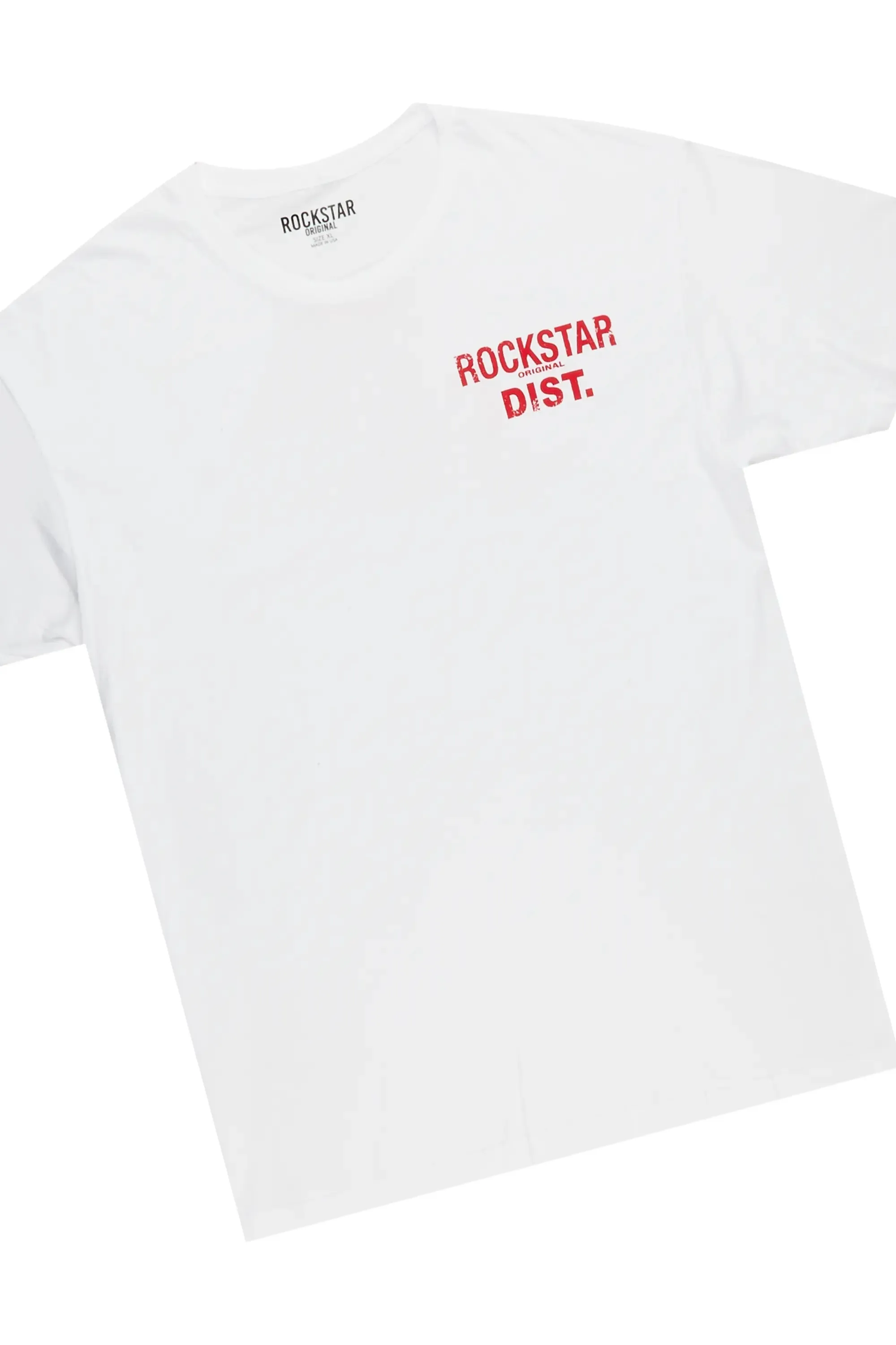 Lake White/Red T-Shirt & Shake Stacked Flare Jean Bundle sold by Rockstar Original product image thumbnail 2