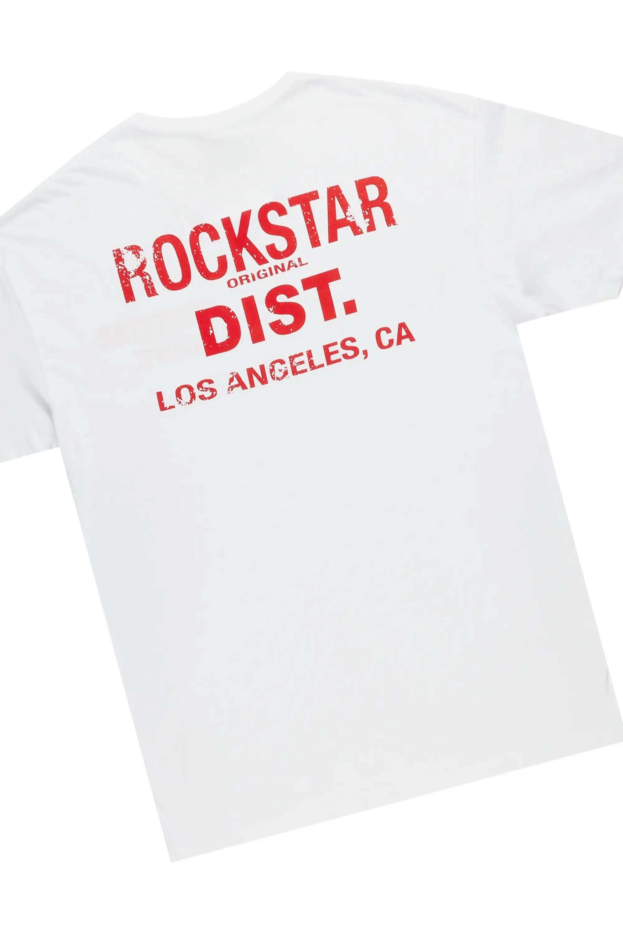 Lake White/Red T-Shirt & Shake Stacked Flare Jean Bundle sold by Rockstar Original product image thumbnail 3