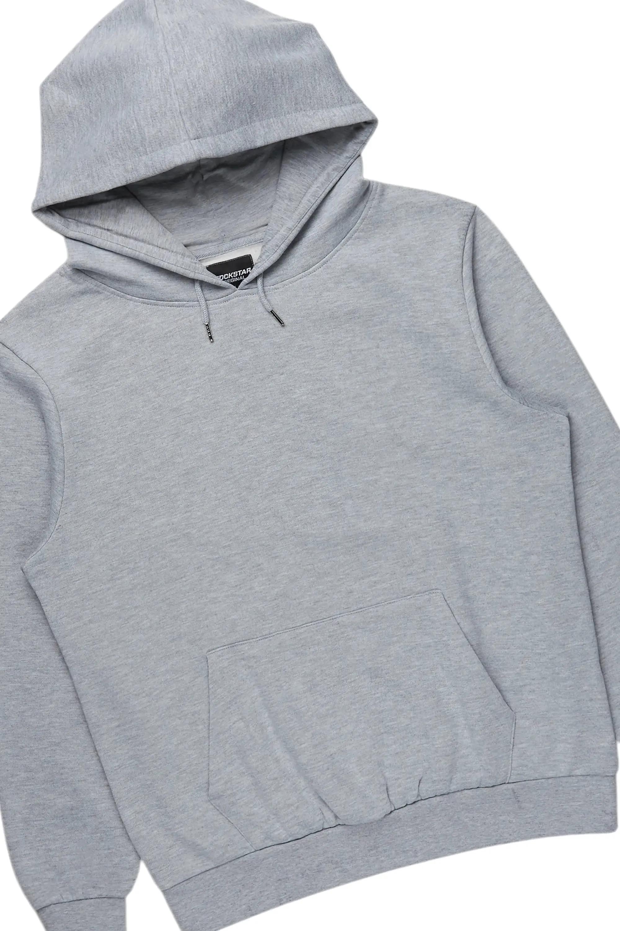 Basic Heather Grey Hoodie/Baggy Track Pant Set sold by Rockstar Original product image thumbnail 2