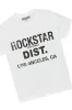 Boys Koen White T-Shirt/Stacked Flare PU Jean Set sold by Rockstar Original