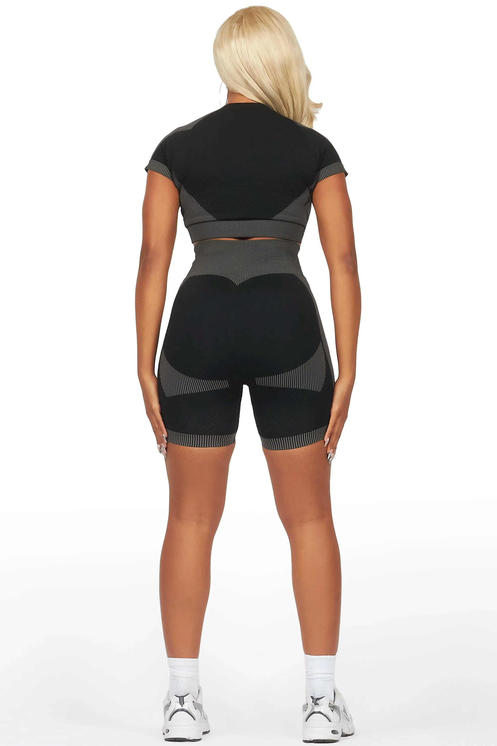 Diondria Black Bike Short Set sold by Rockstar Original product image thumbnail 4