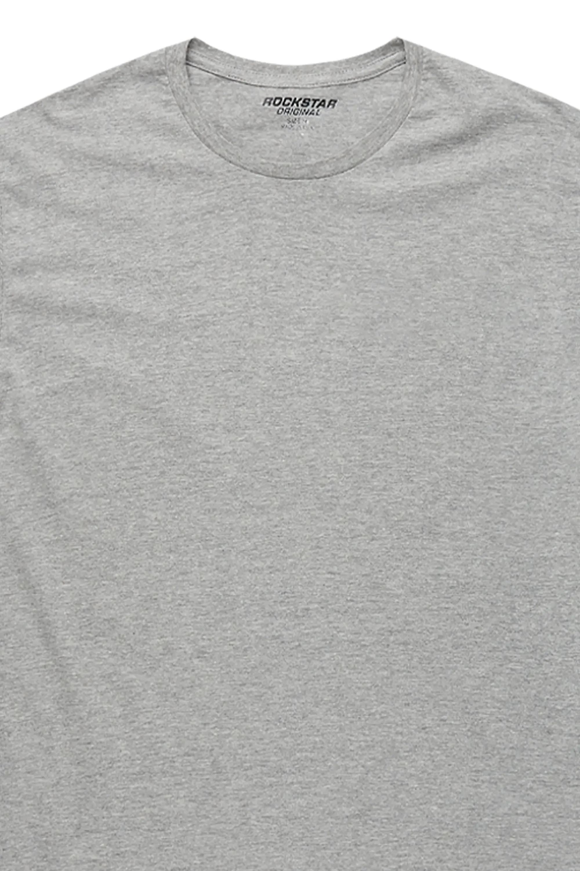 Womens Heather Grey Basic Tee sold by Rockstar Original product image thumbnail 3