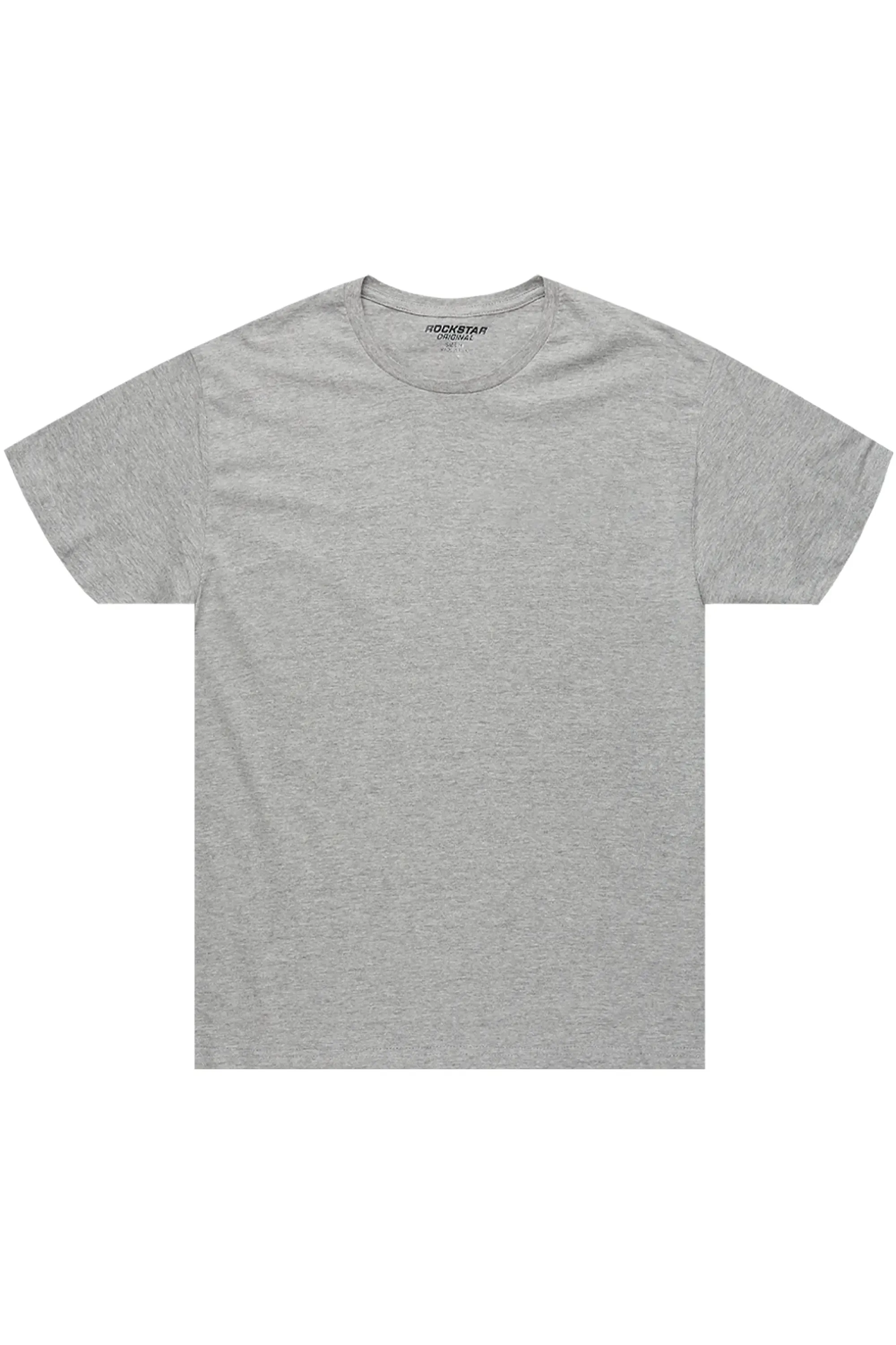 Womens Heather Grey Basic Tee sold by Rockstar Original