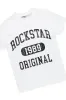Boys Members White T-Shirt/Stacked Flare Jean Set sold by Rockstar Original